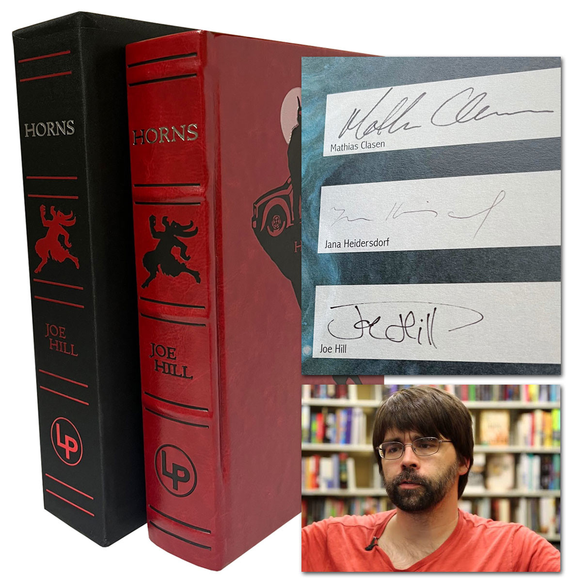 Joe Hill "Horns" Slipcased Signed Deluxe Limited Edition of 1,750 [Sealed]