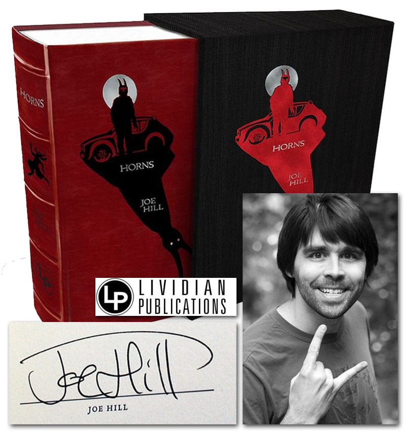Joe Hill "Horns" Slipcased Signed Deluxe Limited Edition of 1,750 [Sealed]