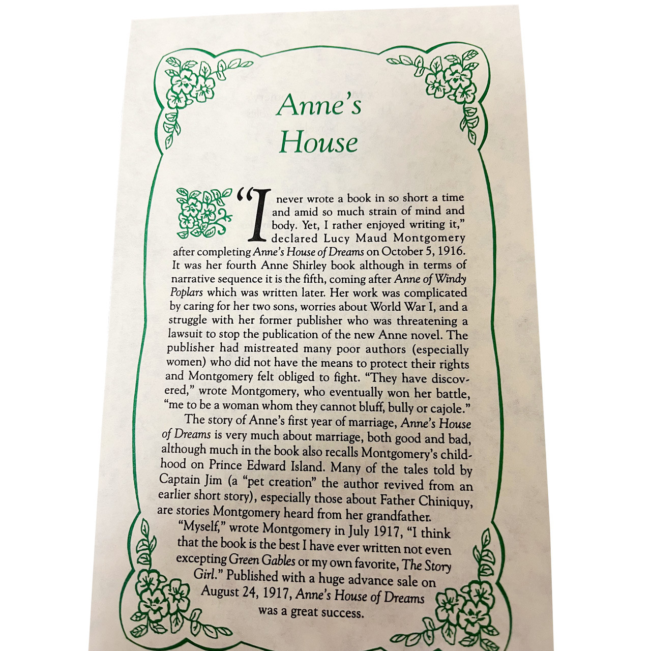 L. M. Montgomery "Anne of Green Gables" Illustrated Limited Edition, Leather Bound 8-Vol Complete Matching Set