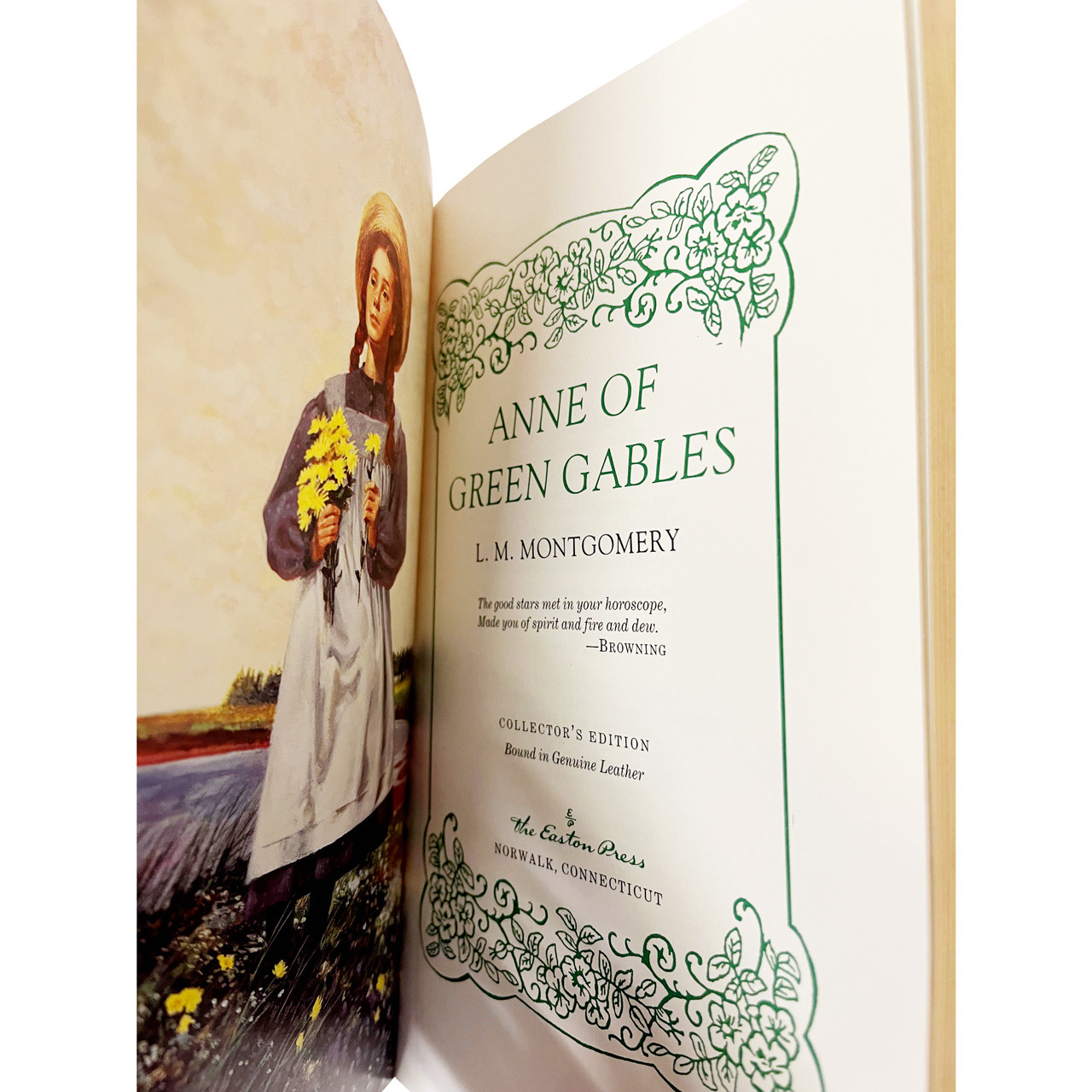 L. M. Montgomery "Anne of Green Gables" Illustrated Limited Edition, Leather Bound 8-Vol Complete Matching Set