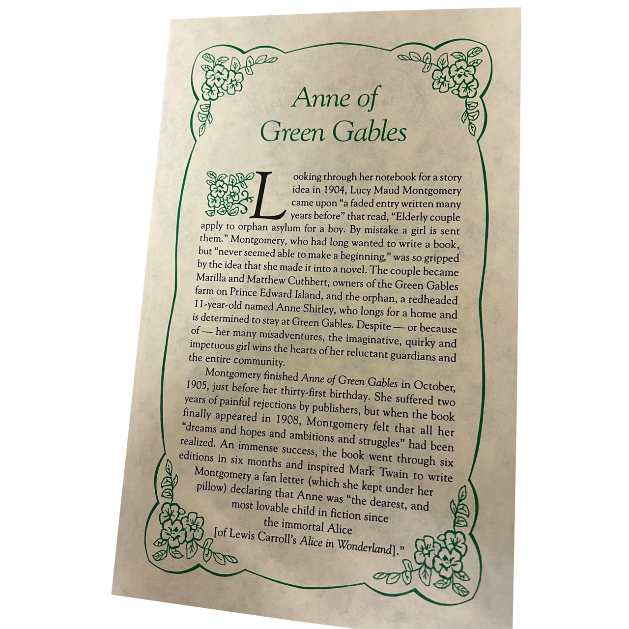 L. M. Montgomery "Anne of Green Gables" Illustrated Limited Edition, Leather Bound 8-Vol Complete Matching Set