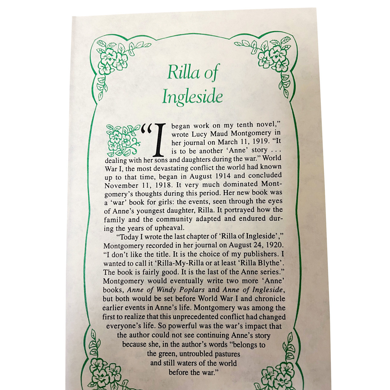 L. M. Montgomery "Anne of Green Gables" Illustrated Limited Edition, Leather Bound 8-Vol Complete Matching Set