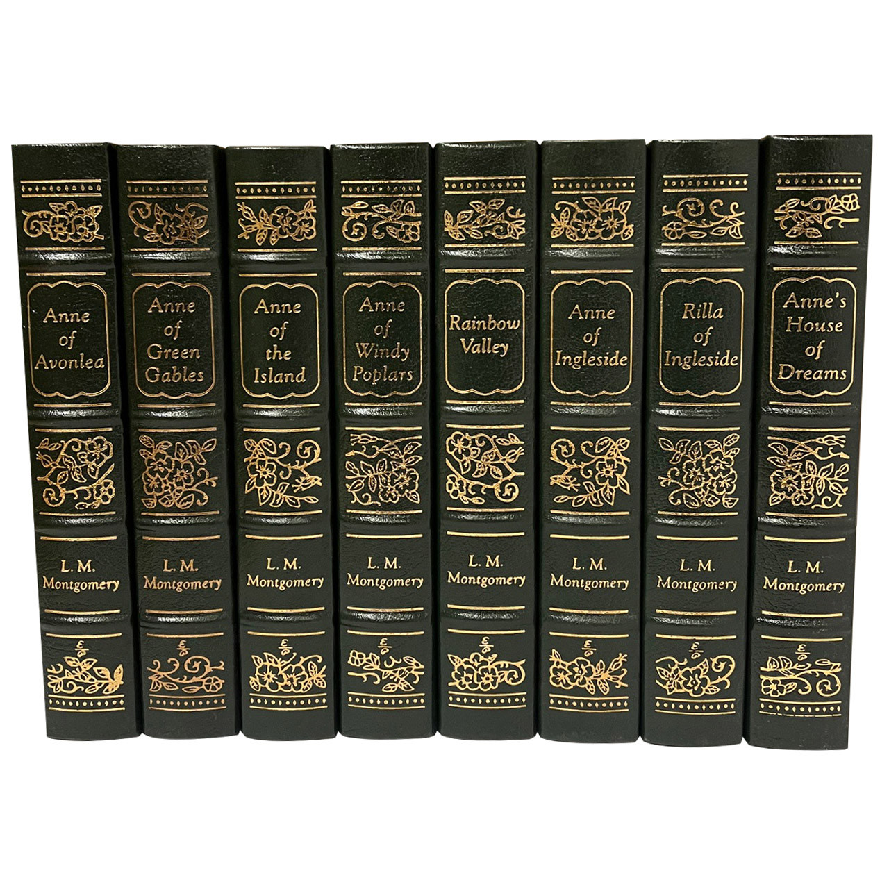 L. M. Montgomery "Anne of Green Gables" Illustrated Limited Edition, Leather Bound 8-Vol Complete Matching Set