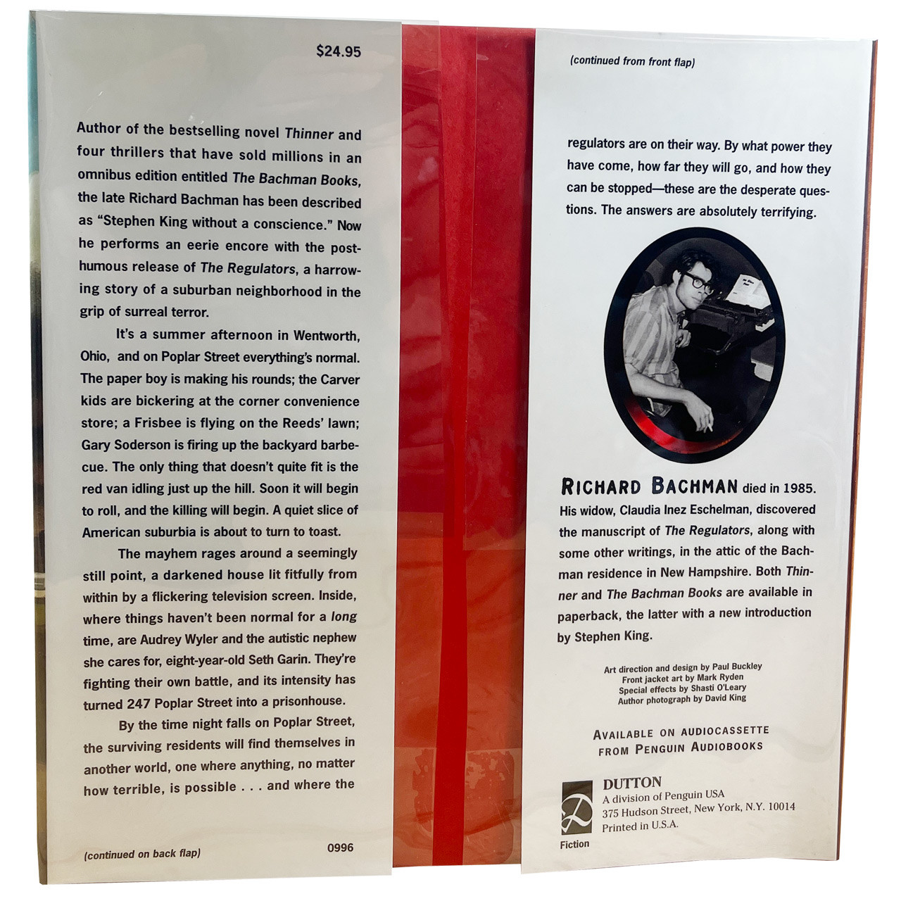 Stephen King (Writing as Richard Bachman) "The Regulators" First Edition / First Printing