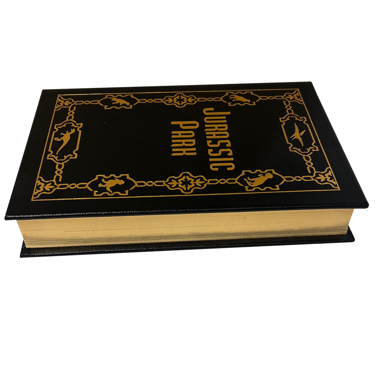 Michael Crichton "Jurassic Park" Signed Limited First Edition, Leather-Bound w/COA