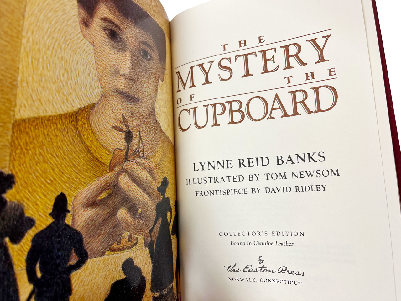 Lynn Reid Banks "The Indian In The Cupboard Series" Leather-Bound Limited Edition, 4-Vol. Complete Matching Set