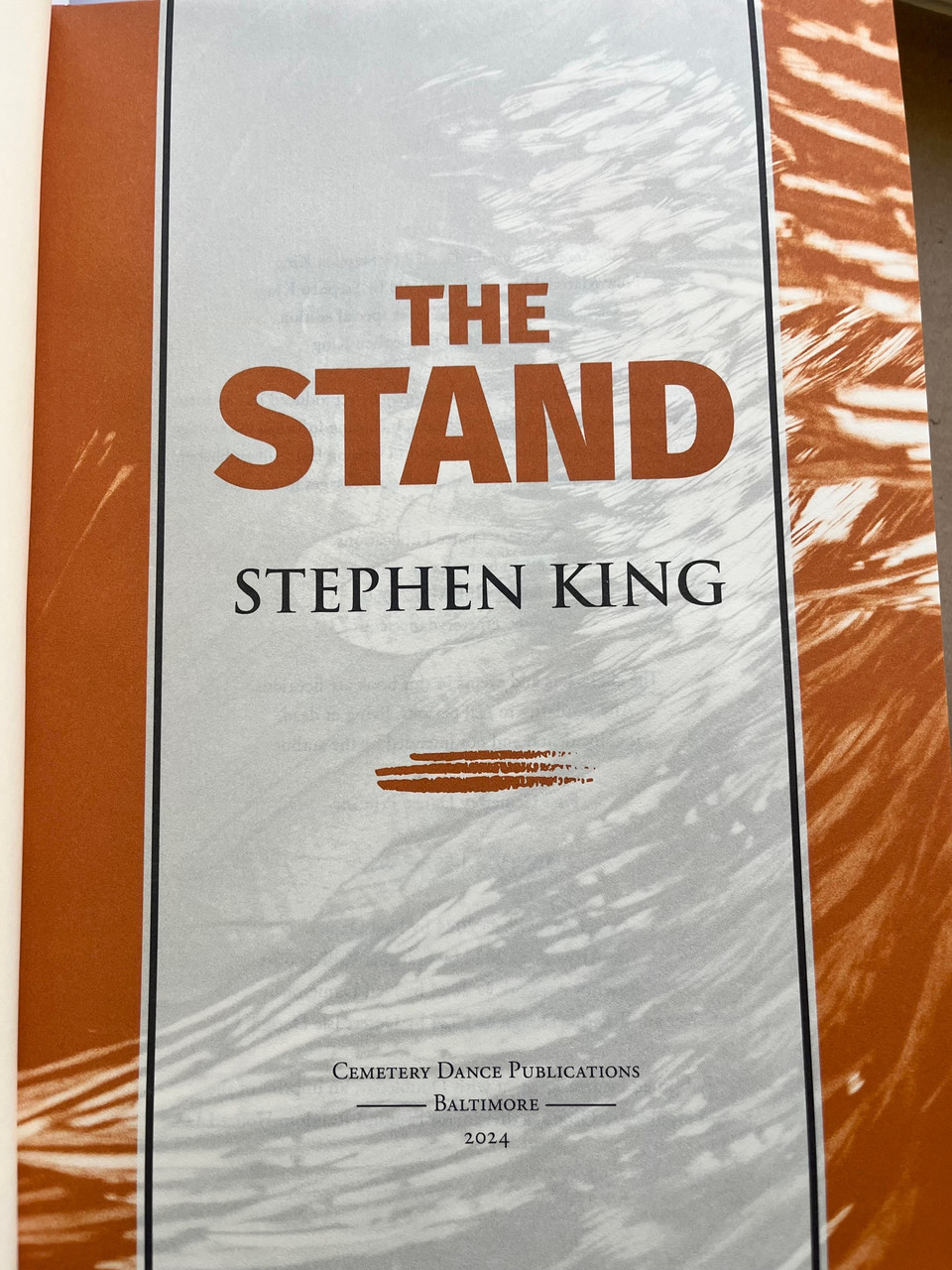 Stephen King "The Stand" Slipcased Deluxe Limited Gift Edition of 4,000 [Sealed]