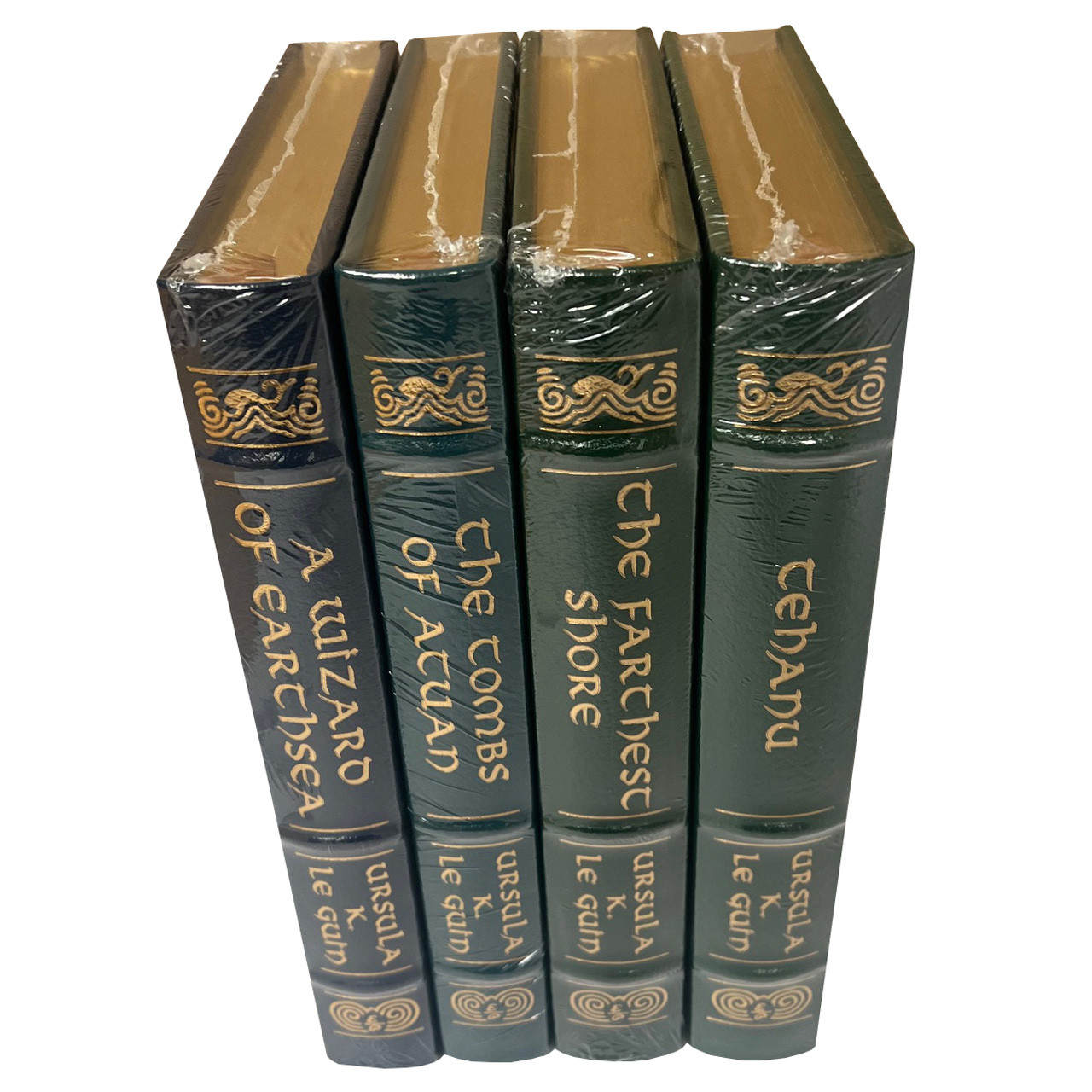 Ursula K. Le Guin "The Earthsea Cycle Tetralogy" Leather-Bound Limited Edition, 4-Volume Matching Set [Sealed]