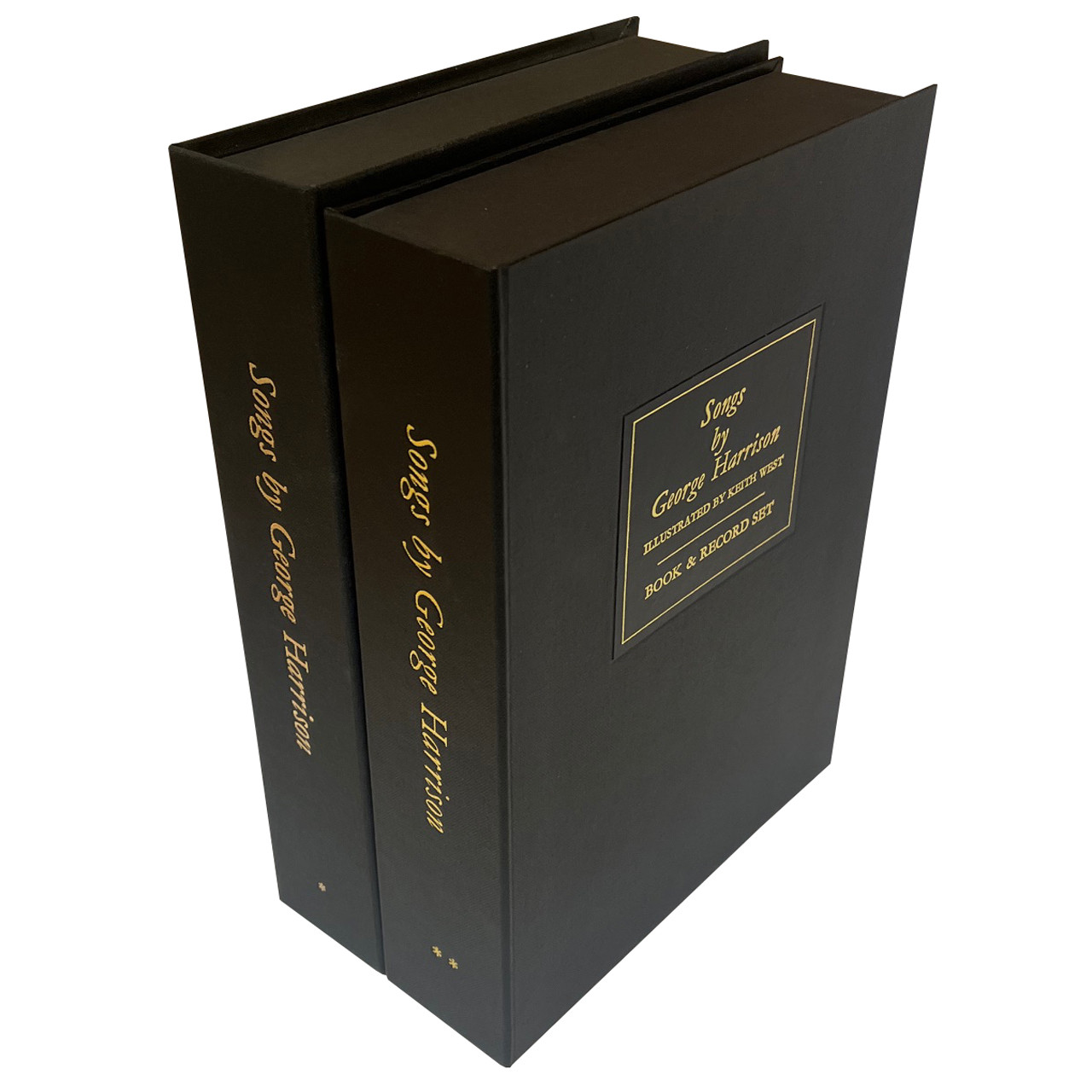"Songs by George Harrison" Book & Record Set, Deluxe Signed Limited Edition, Leather-Bound 2-Volume Matching Set No.133 of 2,500