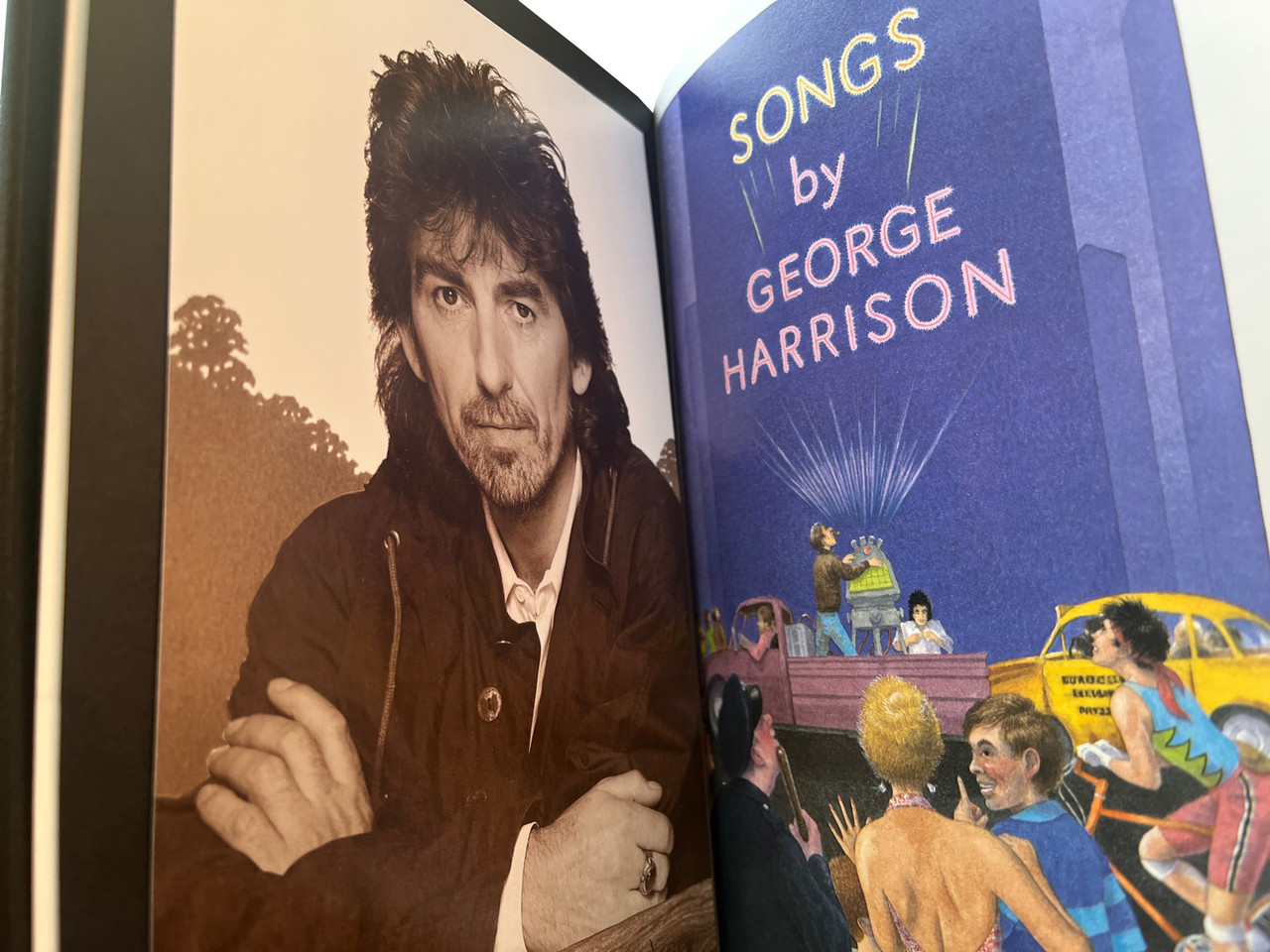 "Songs by George Harrison" Book & Record Set, Deluxe Signed Limited Edition, Leather-Bound 2-Volume Matching Set No.133 of 2,500