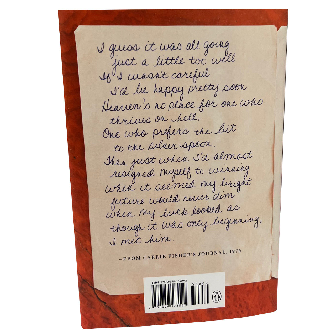 Carrie Fisher "The Princess Diarist" Signed First Edition, First Printing w/COA [Fine/Fine]