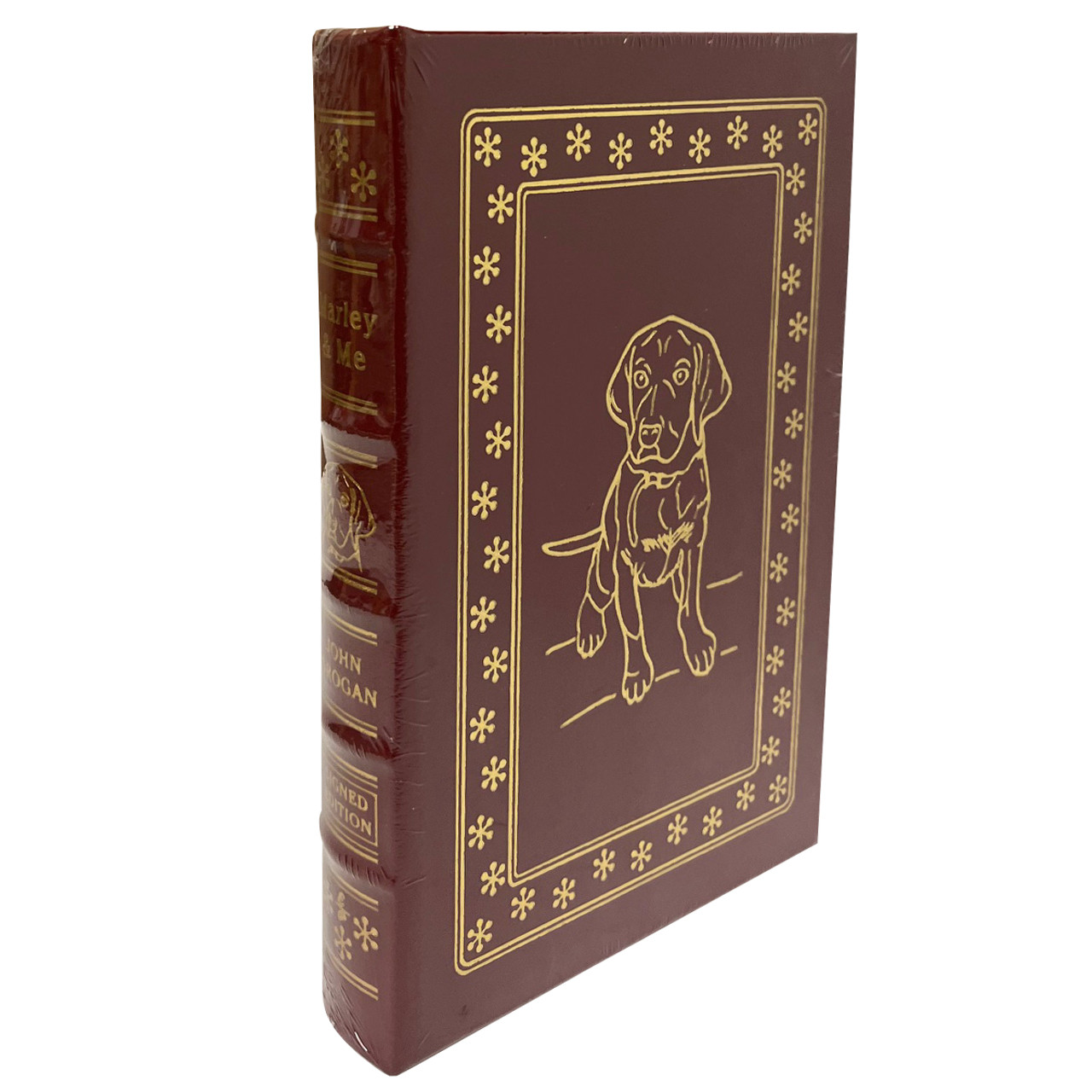 John Grogan "Marley & Me" Signed Limited Edition w/COA, Leather-Bound [Sealed]