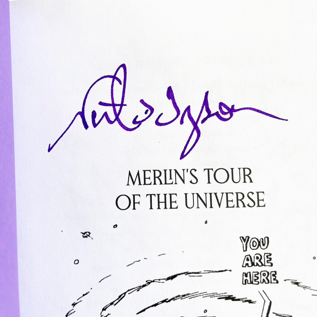 Neil deGrasse Tyson "Merlin's Tour Of The Universe" Signed Colector's Edition w/COA Neil deGrasse Tyson "Merlin's Tour Of The Universe" Signed Colector's Edition w/COA