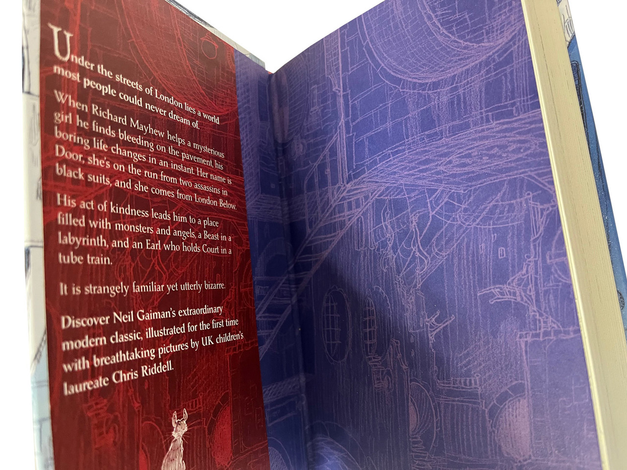 Neil Gaiman "Neverwhere" Signed Illustrated Edition, First Edition, Later Printing w/COA [Very Fine]
