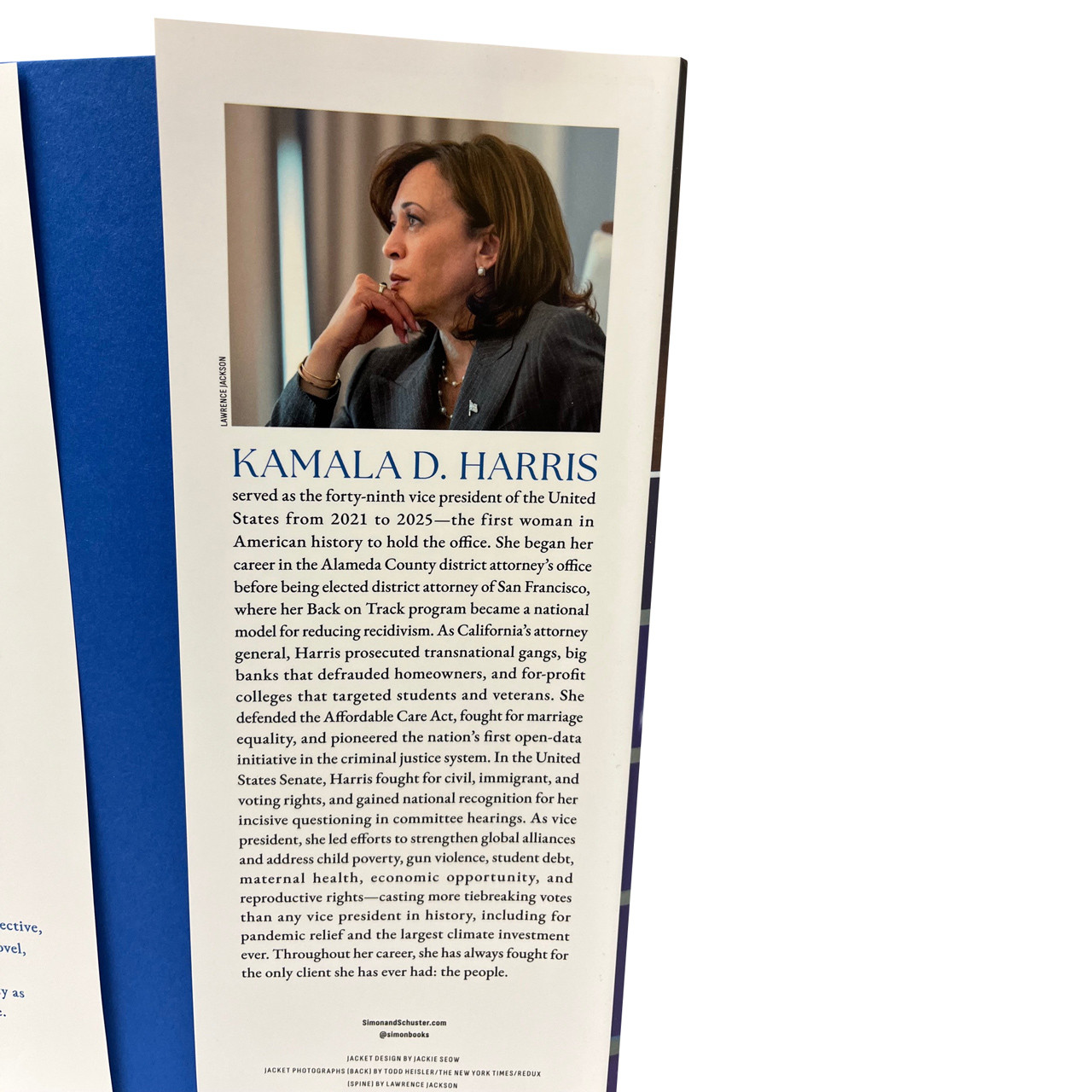 Kamala Harris "107 Days" Signed First Edition / First Printing w/COA [Very Fine]