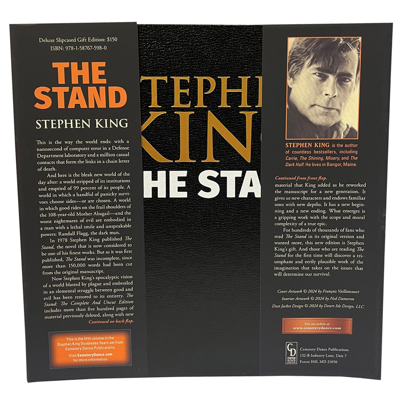 Stephen King "The Stand" Slipcased Deluxe Limited Gift Edition, Signed & Remarqued by Glenn Chadbourne w/COA