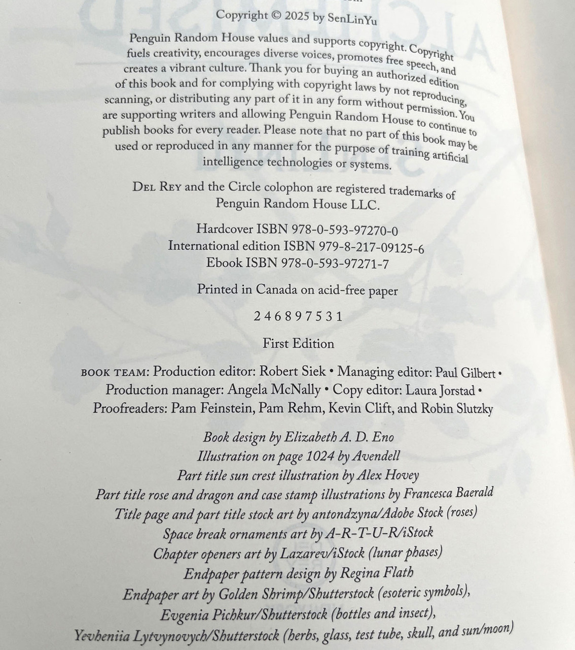 SenLinYu "Alchemised" Signed First Edition, Slipcased Limited Edition of 25 w/COA [Sealed]