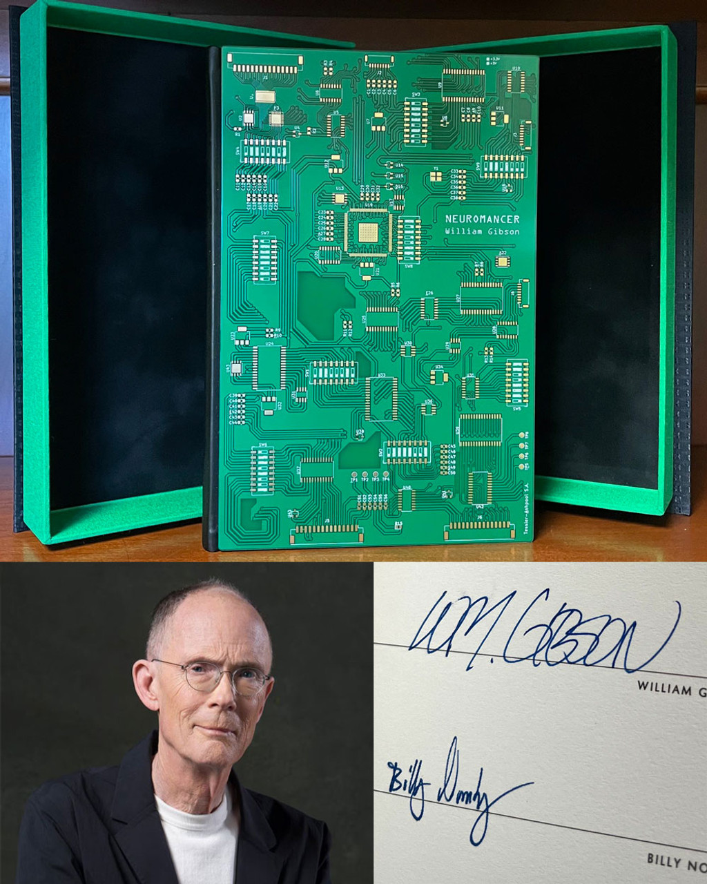 William Gibson "Neuromancer" Signed Lettered Edition "Z" of 26 w/Genuine Printed Circuit Board [Very Fine]