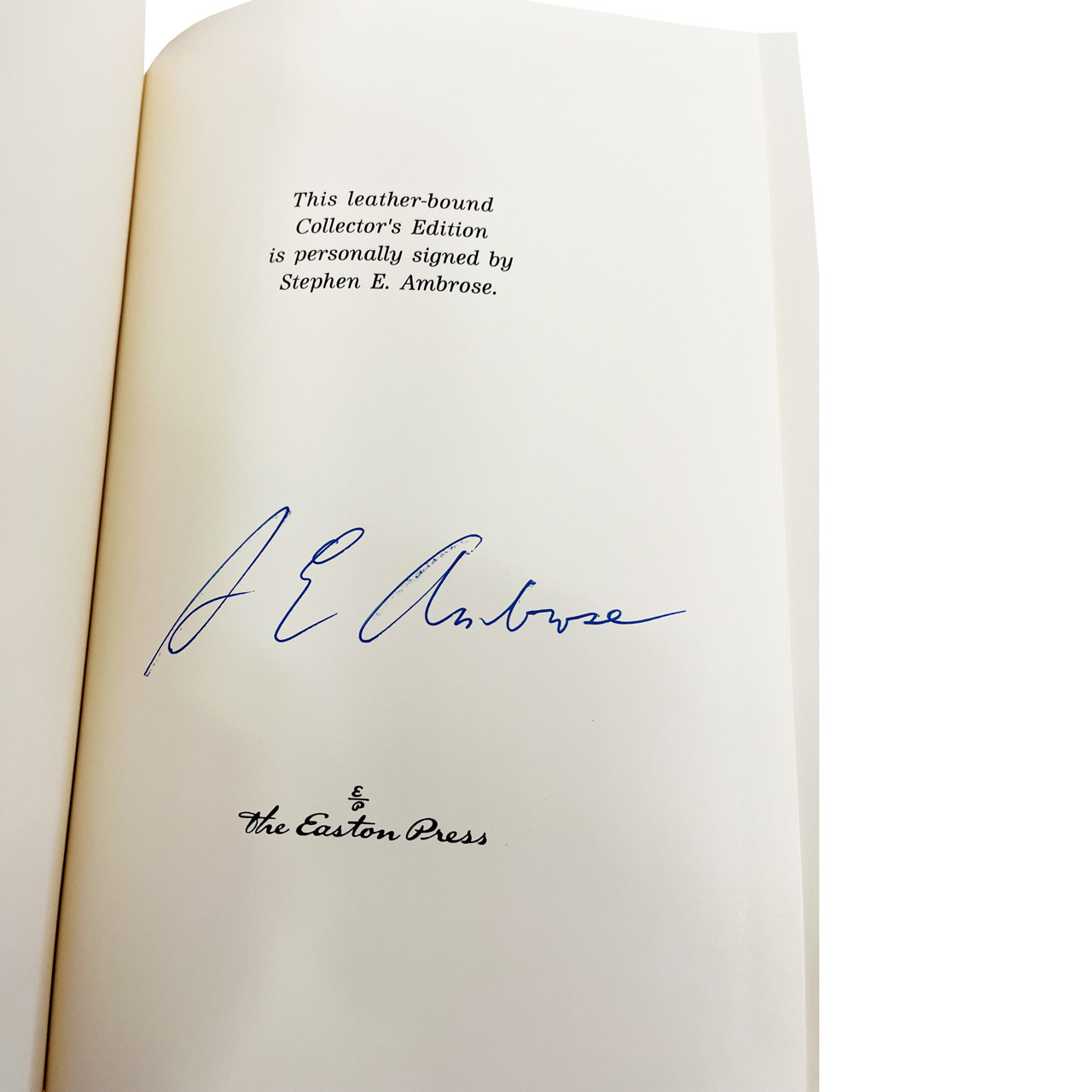 Stephen E. Ambrose "Undaunted Courage" Signed Limited Edition, Leather-Bound Collector's Edition