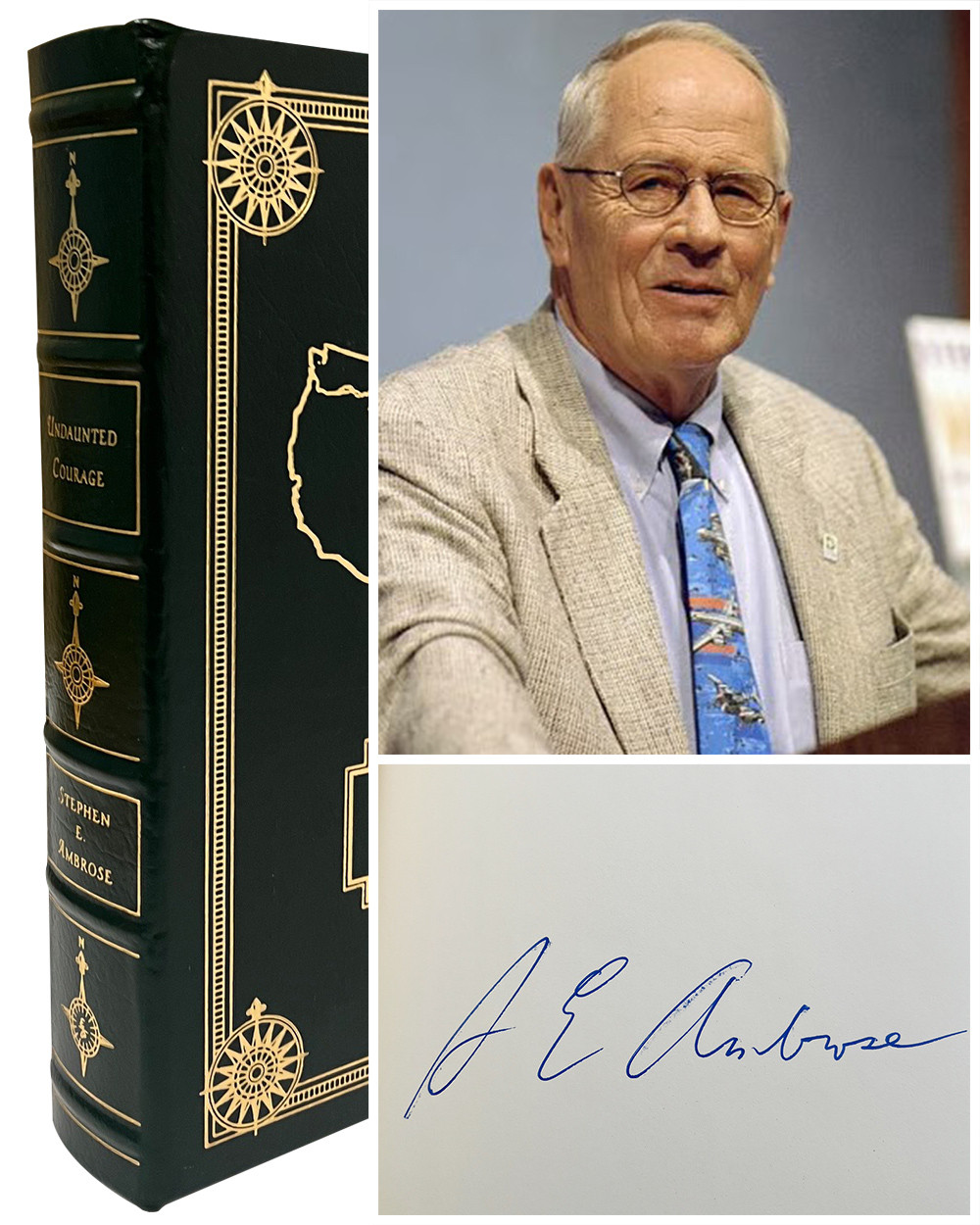 Stephen E. Ambrose "Undaunted Courage" Signed Limited Edition, Leather-Bound Collector's Edition