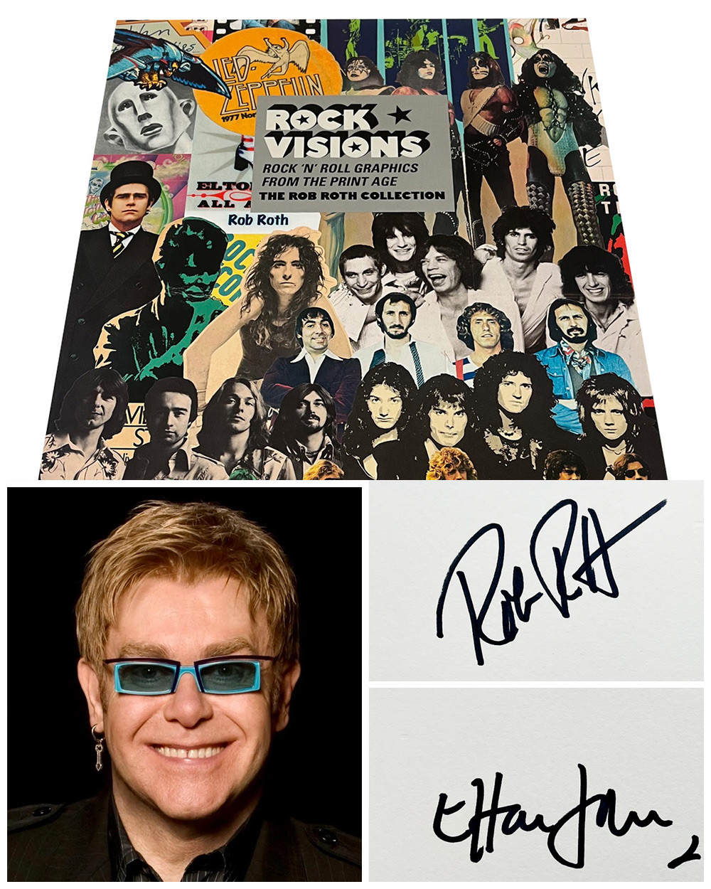 Rob Roth "Rock Visions: Rock 'n' Roll Graphics From The Print Age" Deluxe Signed Limited Edition No. 309 of 500 Box Set  w/Bonus Items