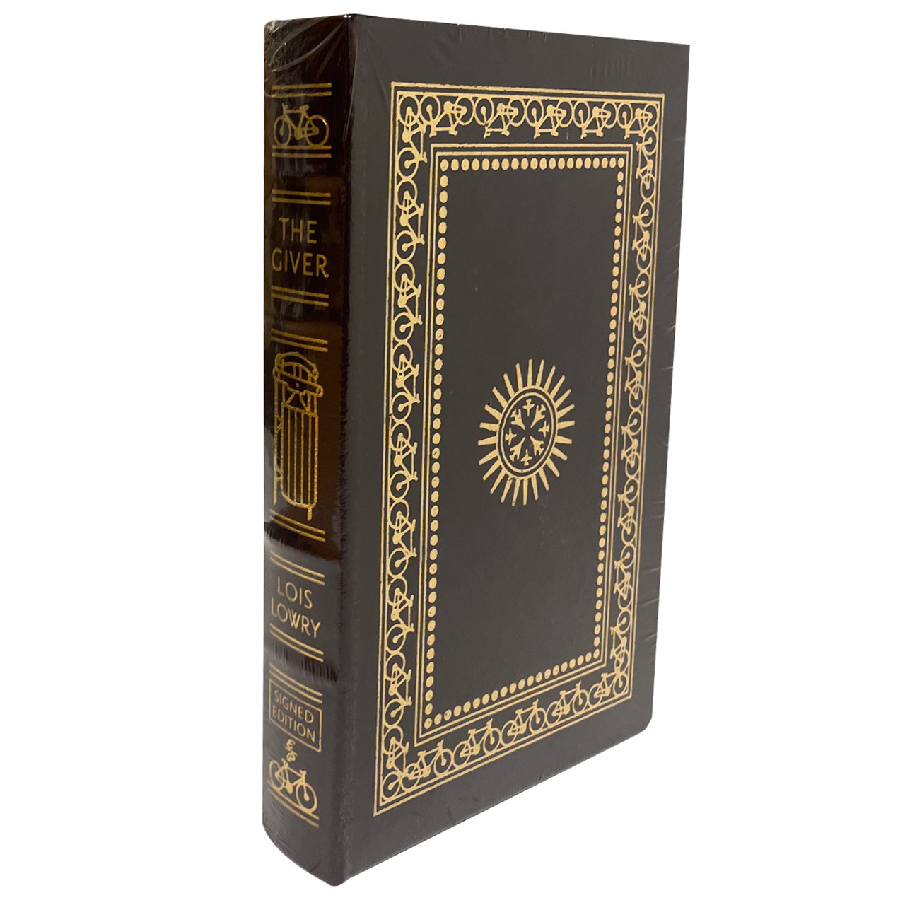 Lois Lowry "The Giver" Signed Limited Edition, Leather-Bound Collector's Edition w/COA [Sealed]