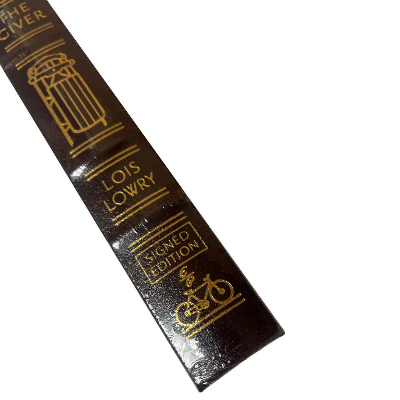 Lois Lowry "The Giver" Signed Limited Edition, Leather-Bound Collector's Edition w/COA [Sealed]