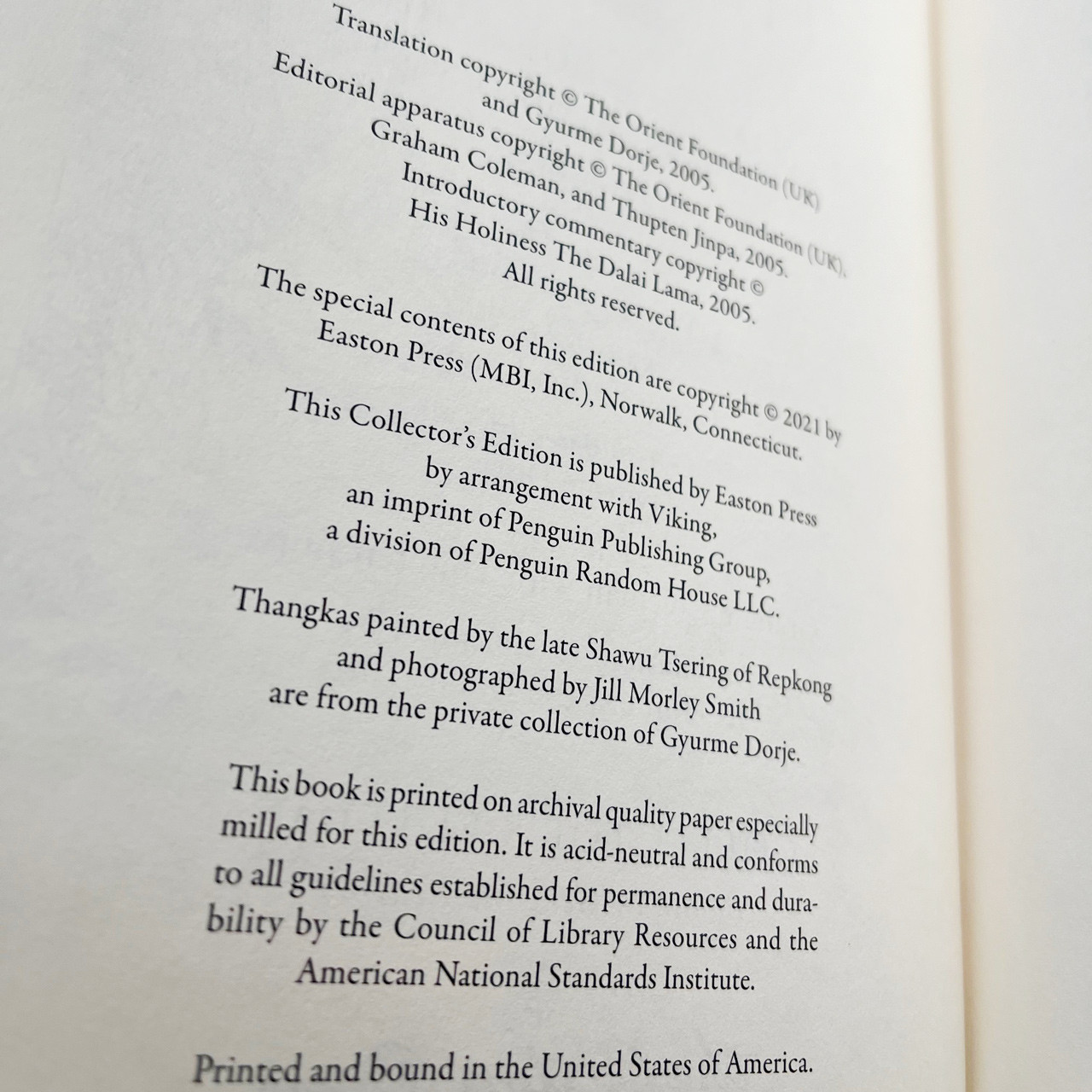 "The Tibetan Book Of The Dead" Deluxe Limited Edition, Leather-Bound Collector's Edition