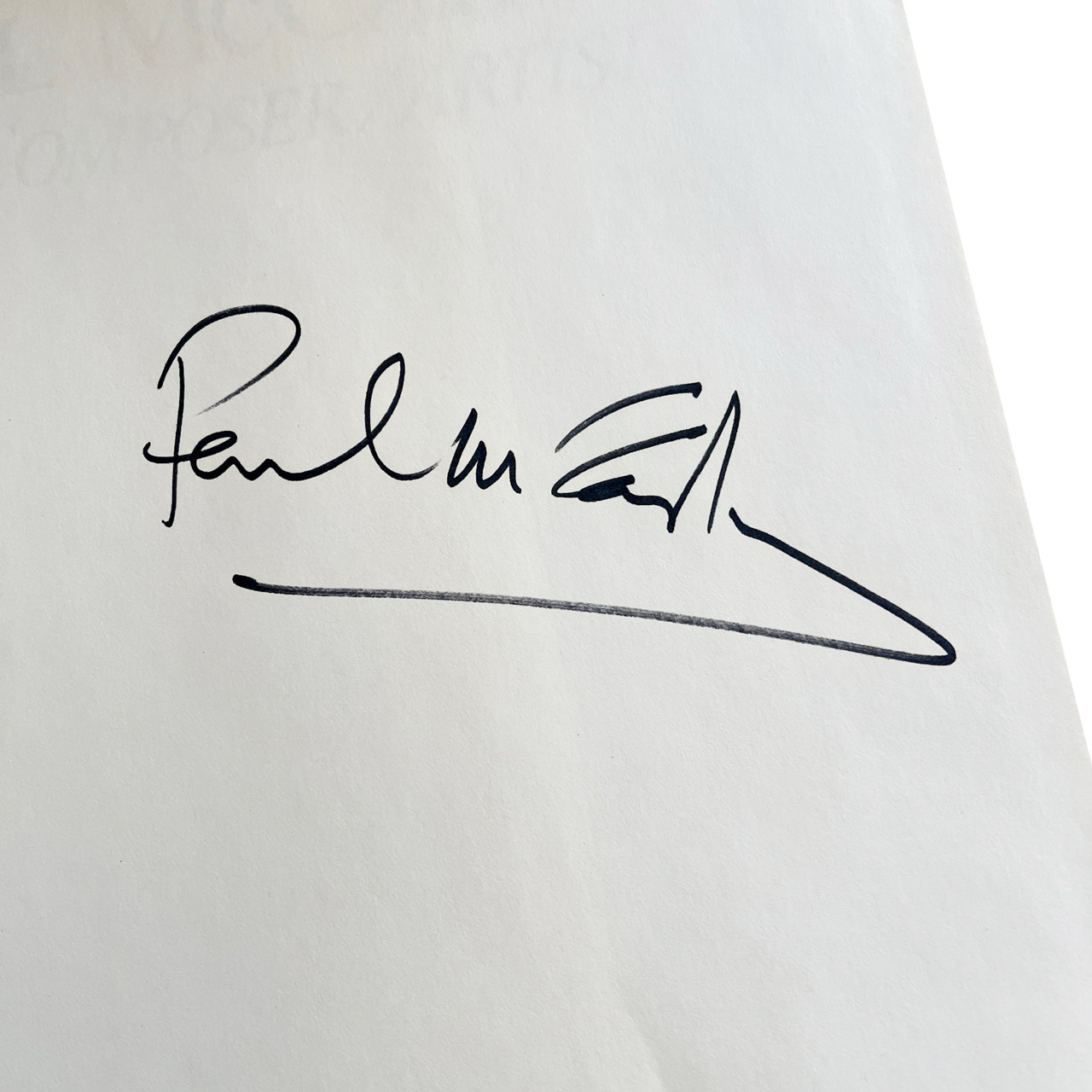 Paul McCartney "Composer/Artist" Traycased UK Signed First Edition w/COA, Letter of Authenticity