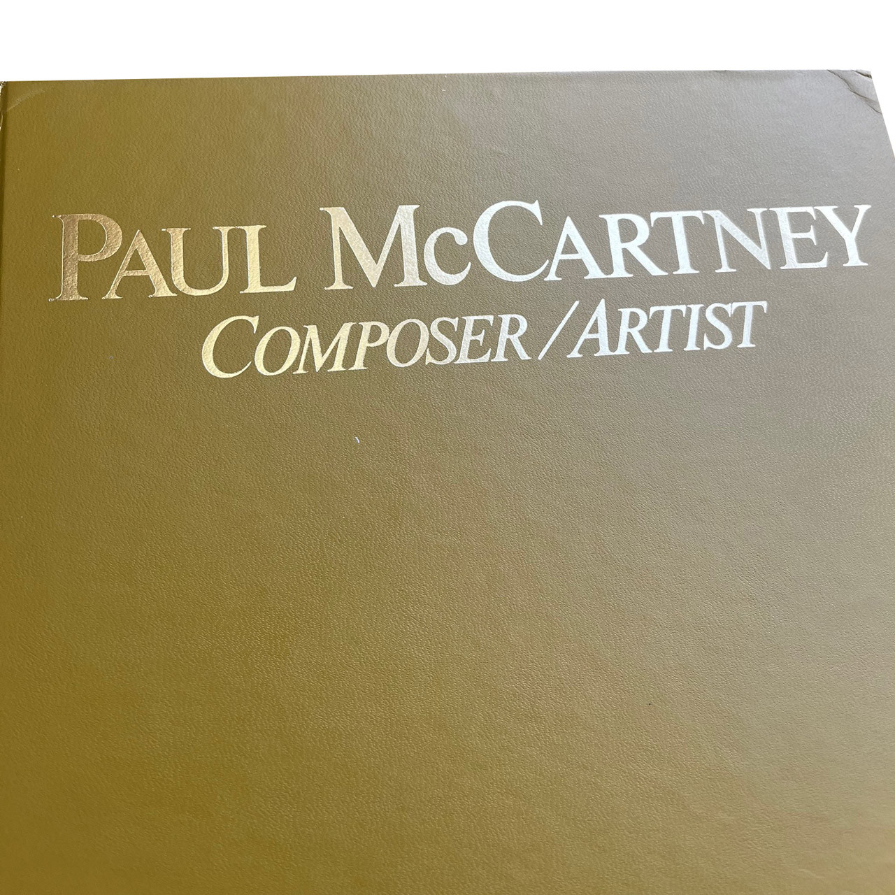 Paul McCartney "Composer/Artist" Traycased UK Signed First Edition w/COA, Letter of Authenticity