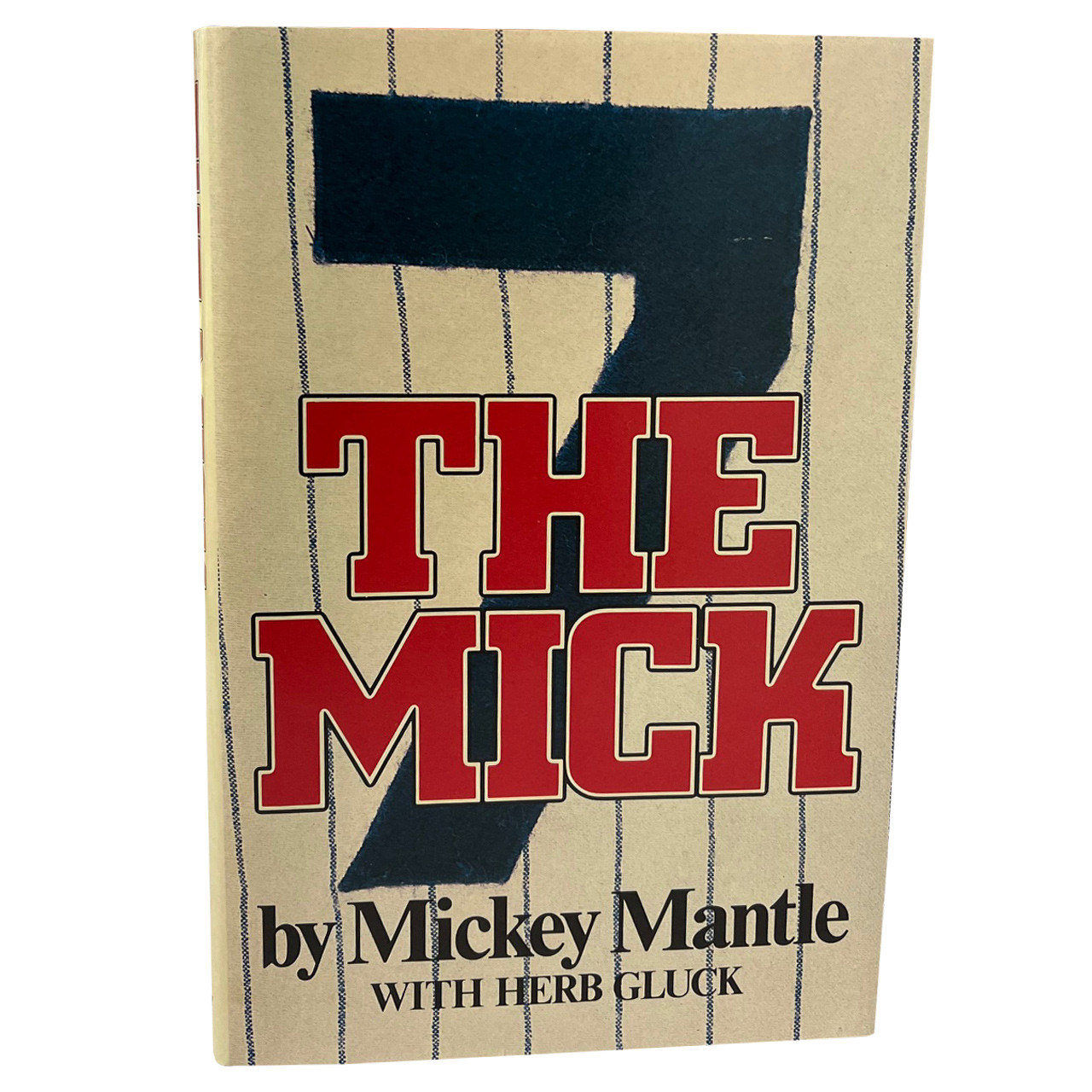 Mickey Mantle "The Mick" Signed First Edition, First Printing w/COA, Book Signing Event Photos, Flyer