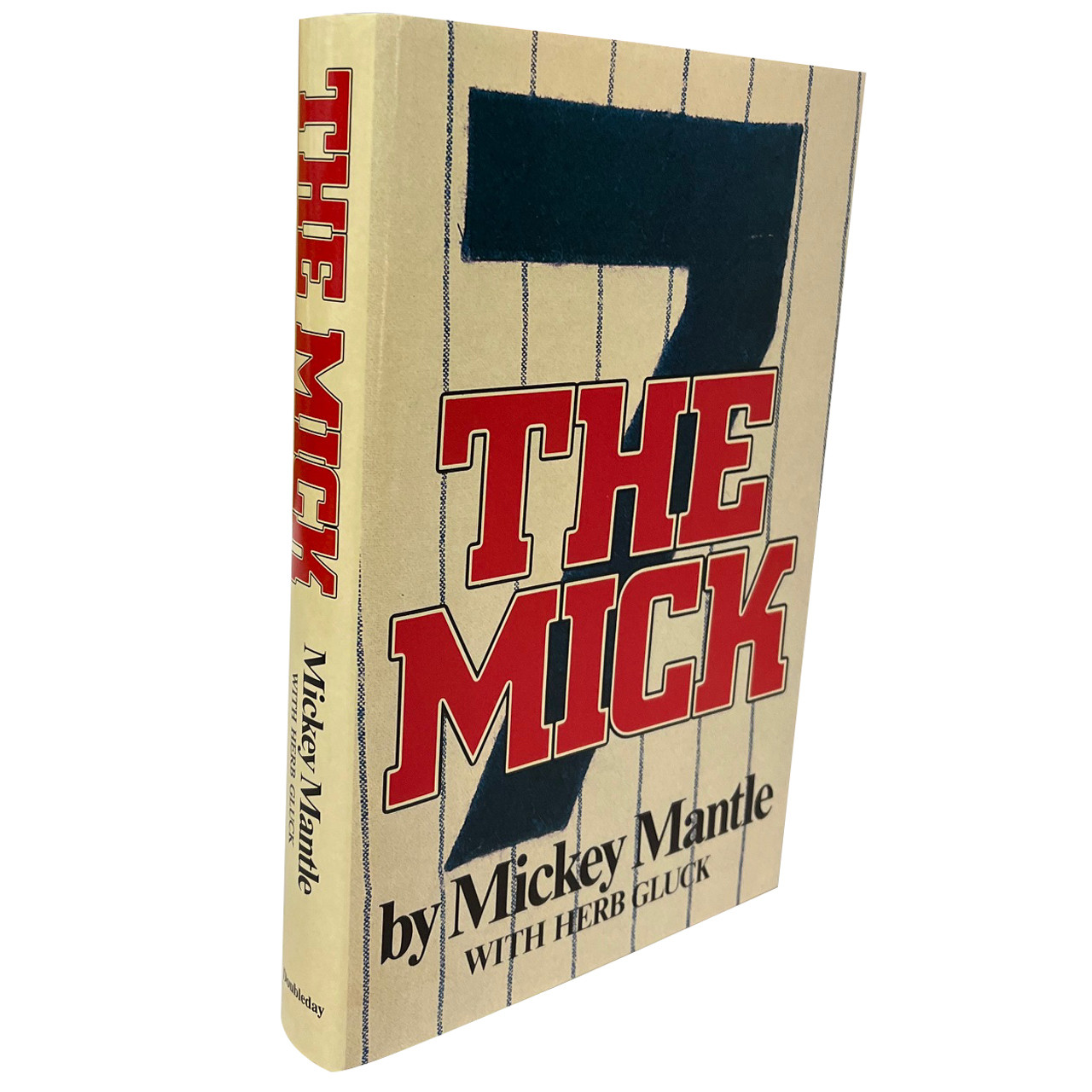 Mickey Mantle "The Mick" Signed First Edition, First Printing w/COA, Book Signing Event Photos, Flyer