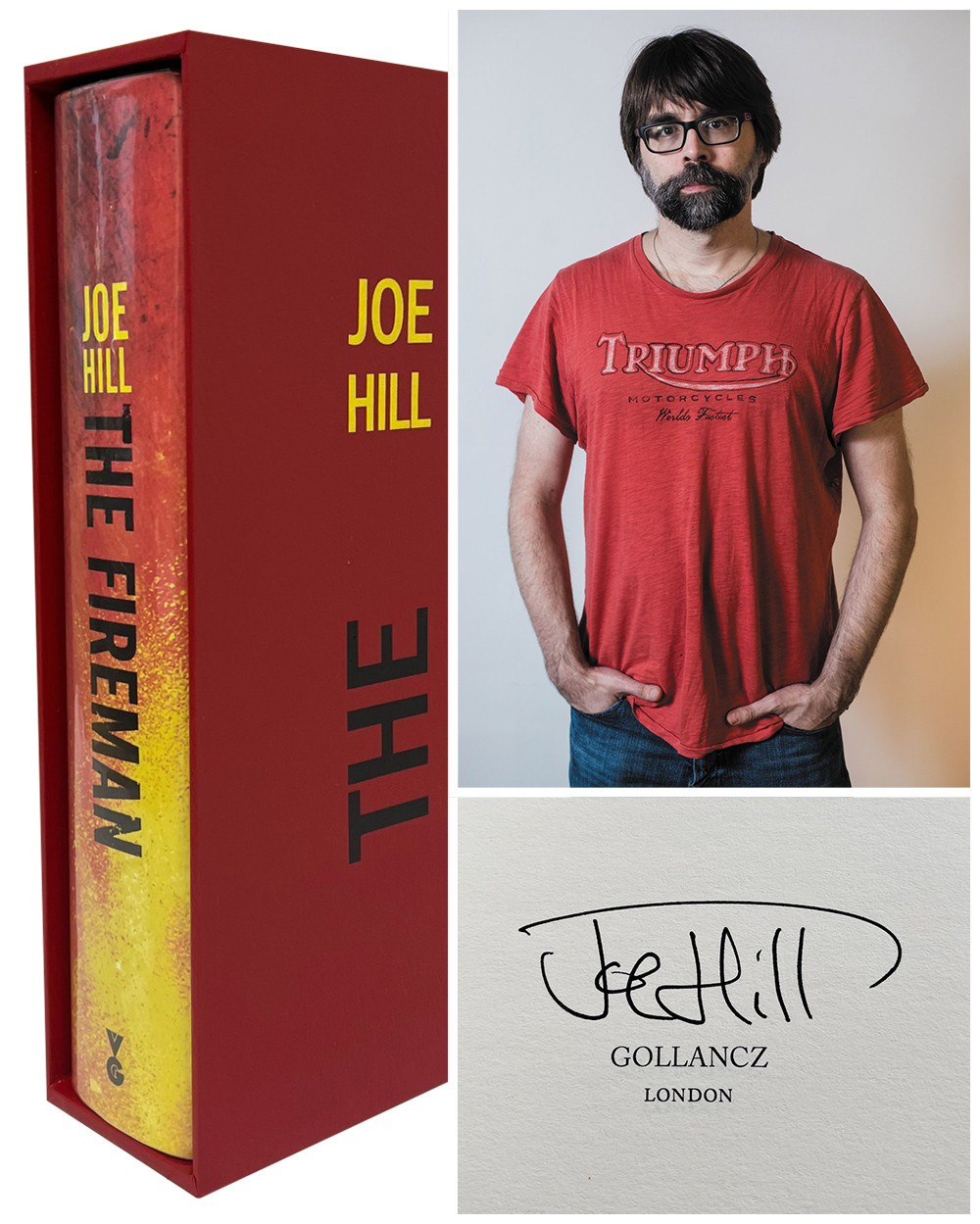 Joe Hill "The Fireman" Slipcased UK Signed First Edition, First Printing [Very Fine]