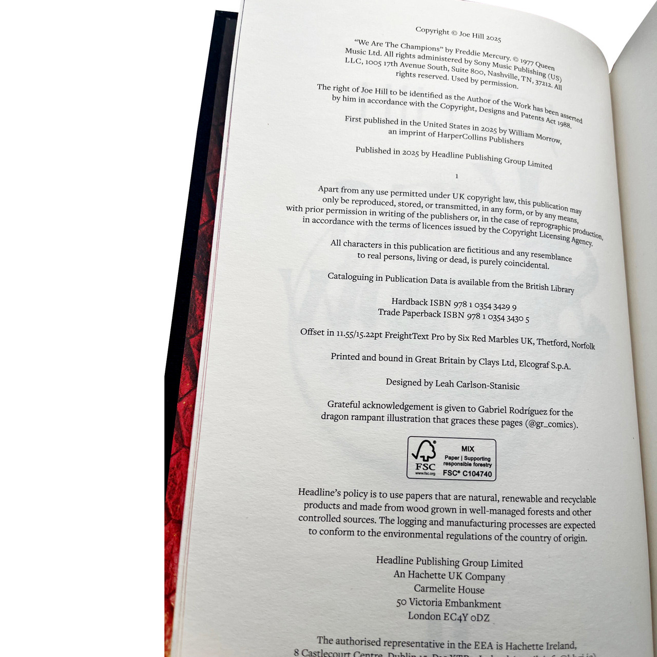 Joe Hill "King Sorrow" Slipcased Signed Limited First Edition of 1500, PREM1ER Edition [Sealed]