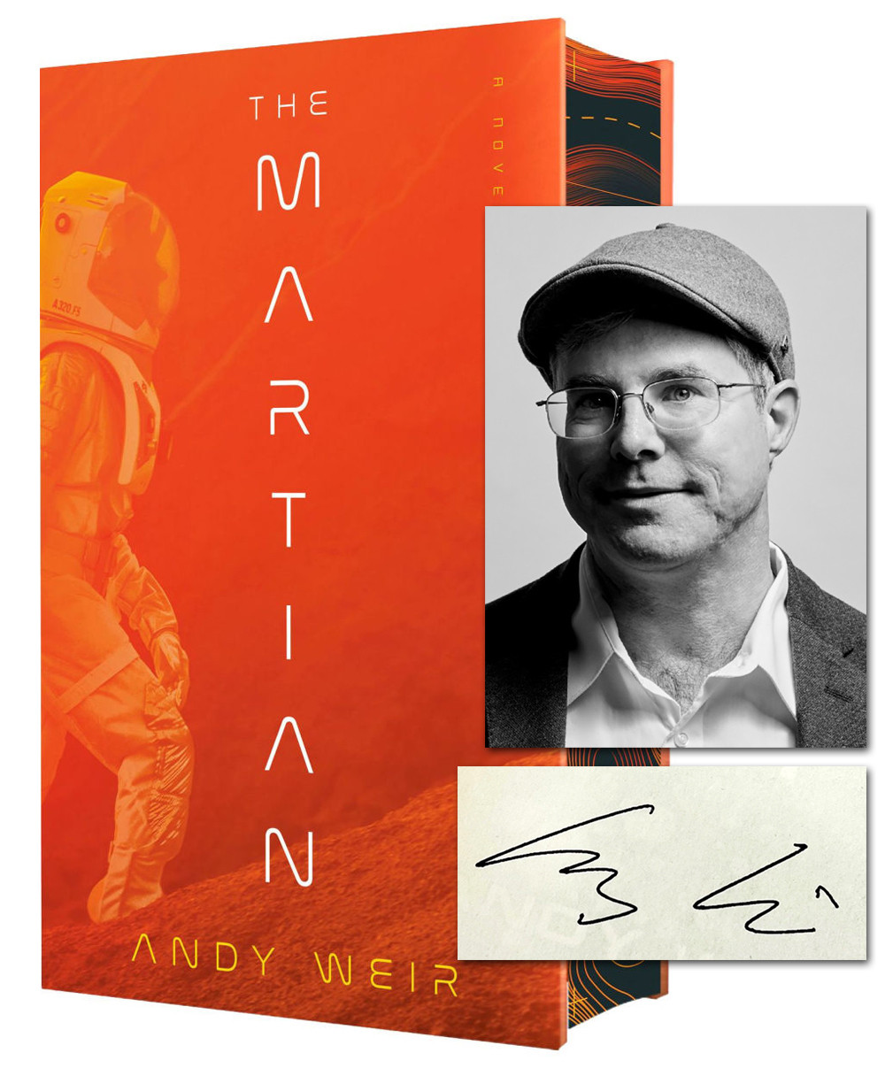 Andy Weir "The Martian" Signed Deluxe Limited Edition  [Sealed]