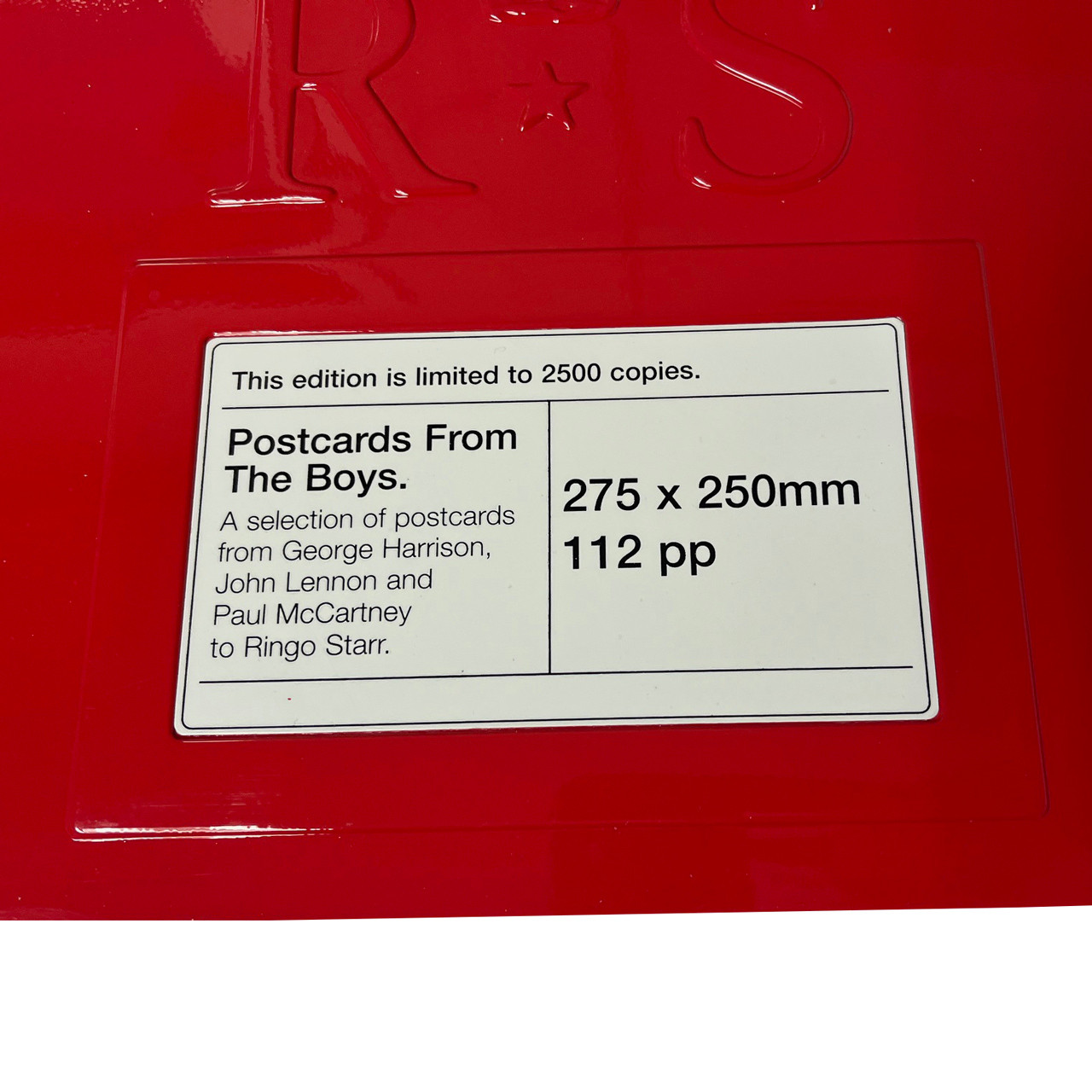 Ringo Starr "Postcards From The Boys" Signed Limited Deluxe Edition No. 307 of 350 [Very Fine]