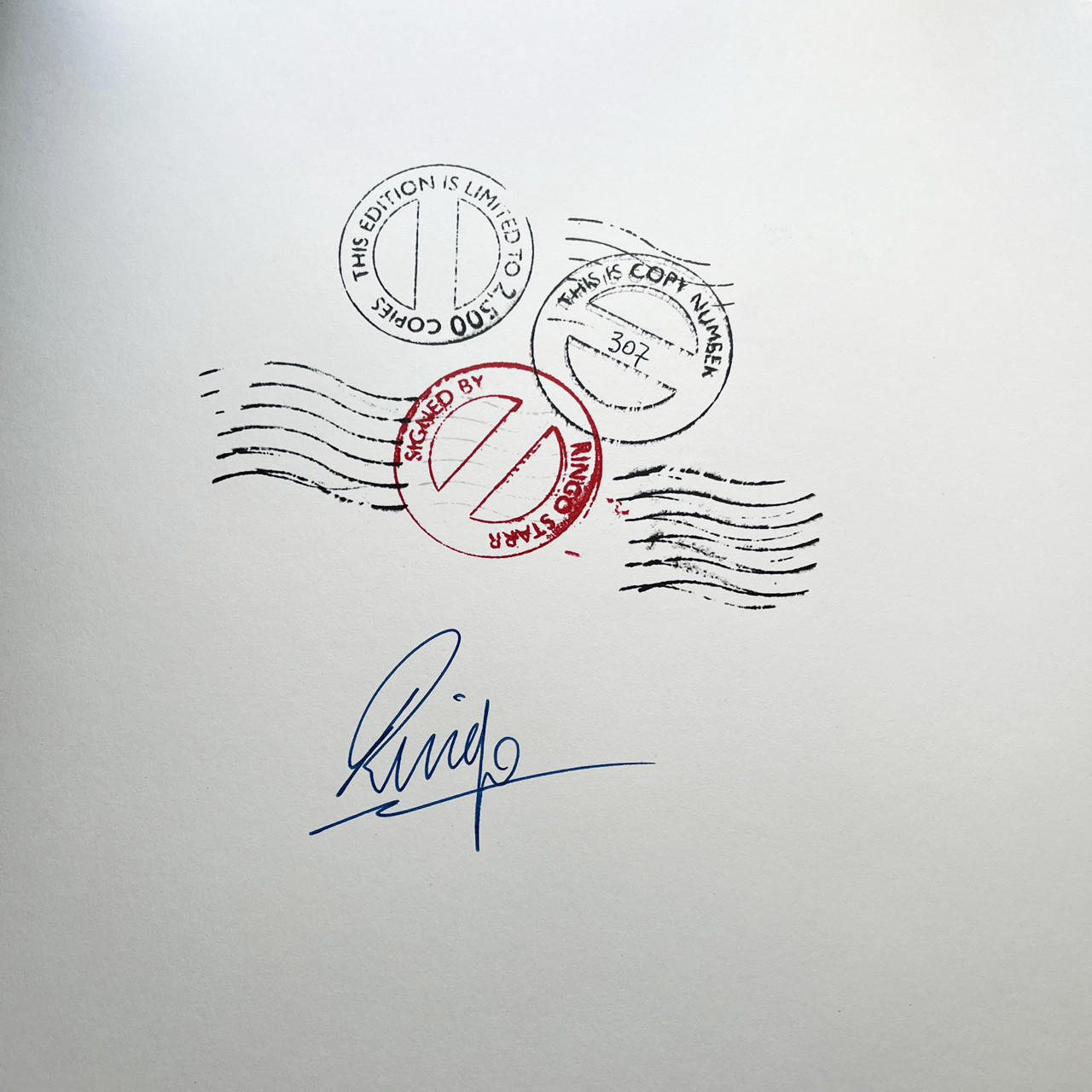 Ringo Starr "Postcards From The Boys" Signed Limited Deluxe Edition No. 307 of 350 [Very Fine]