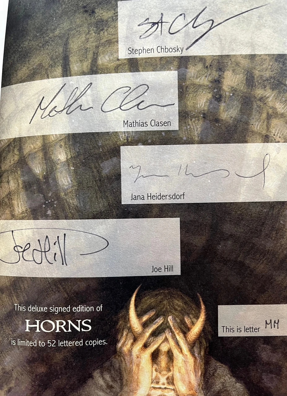 Joe Hill "20th Century Ghosts", "Horns" Matching Signed Lettered Edition Set "MM" of 52, Traycased [Very Fine]
