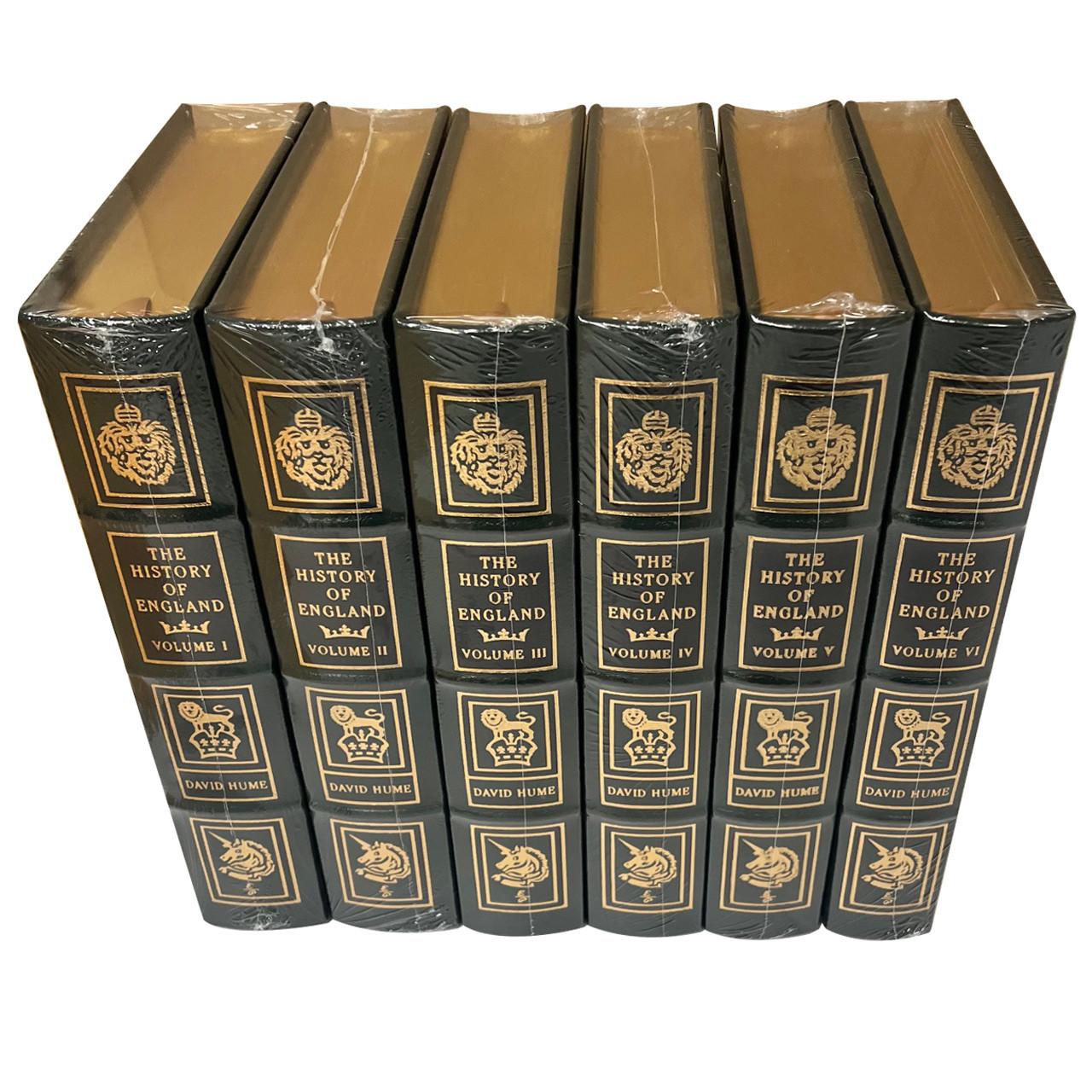 David Hume "The History of England" Limited Edition 6-Volume Complete Matched Set, Leather-Bound [Sealed]