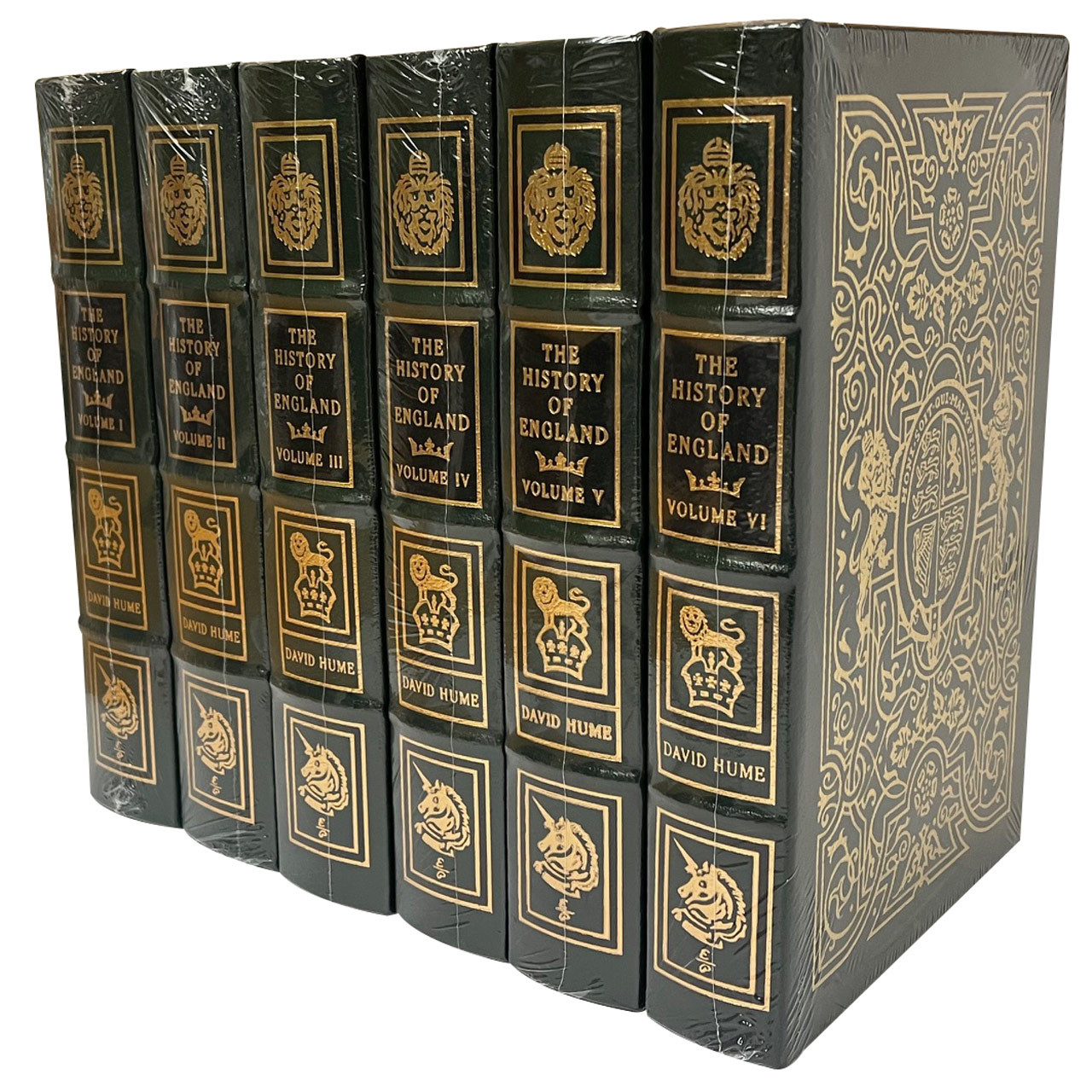 David Hume "The History of England" Limited Edition 6-Volume Complete Matched Set, Leather-Bound [Sealed]