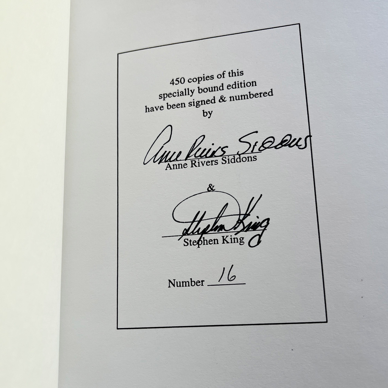 Anne Rivers Siddons "The House Next Door" Slipcased Signed Limited Edition No. 16 of 450 [Very Fine]