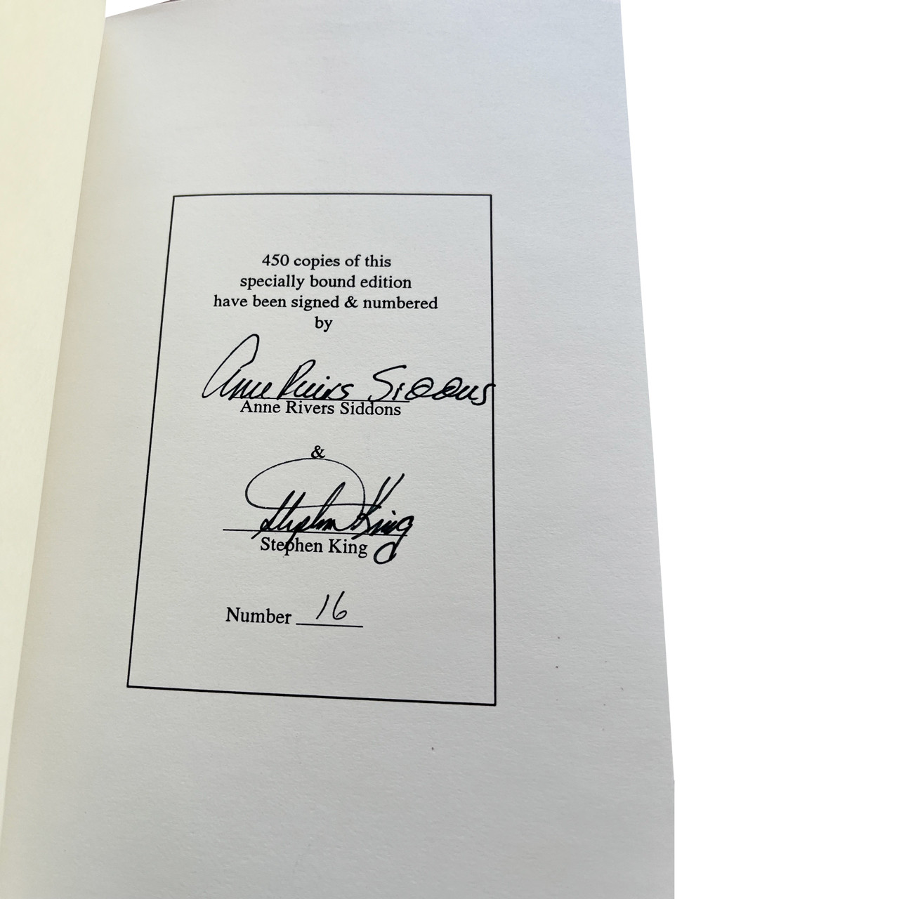 Anne Rivers Siddons "The House Next Door" Slipcased Signed Limited Edition No. 16 of 450 [Very Fine]