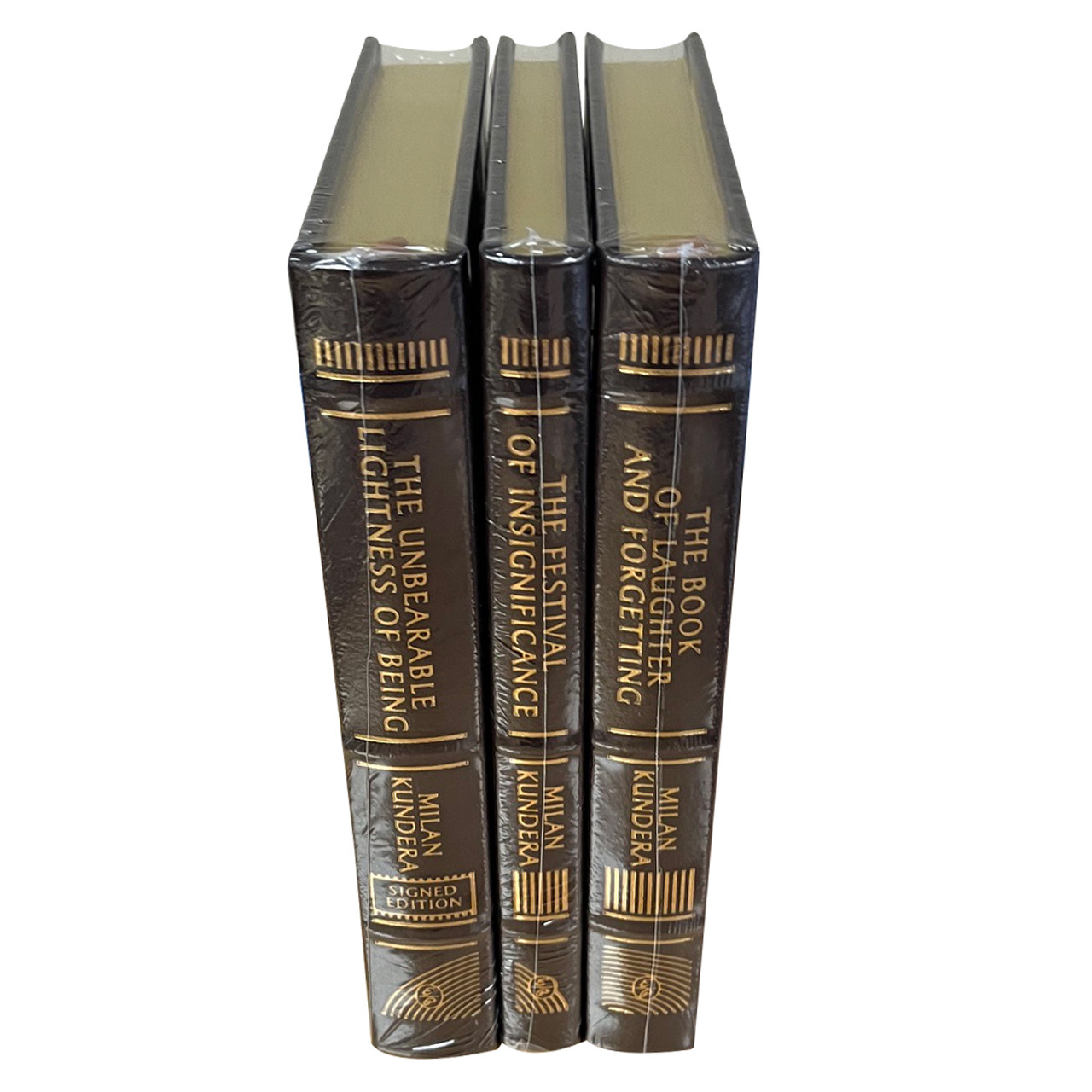 Milan Kundera "The Unbearable Lightness of Being" Signed Limited Edition Complete 3-Volume Set of 350 [Sealed]