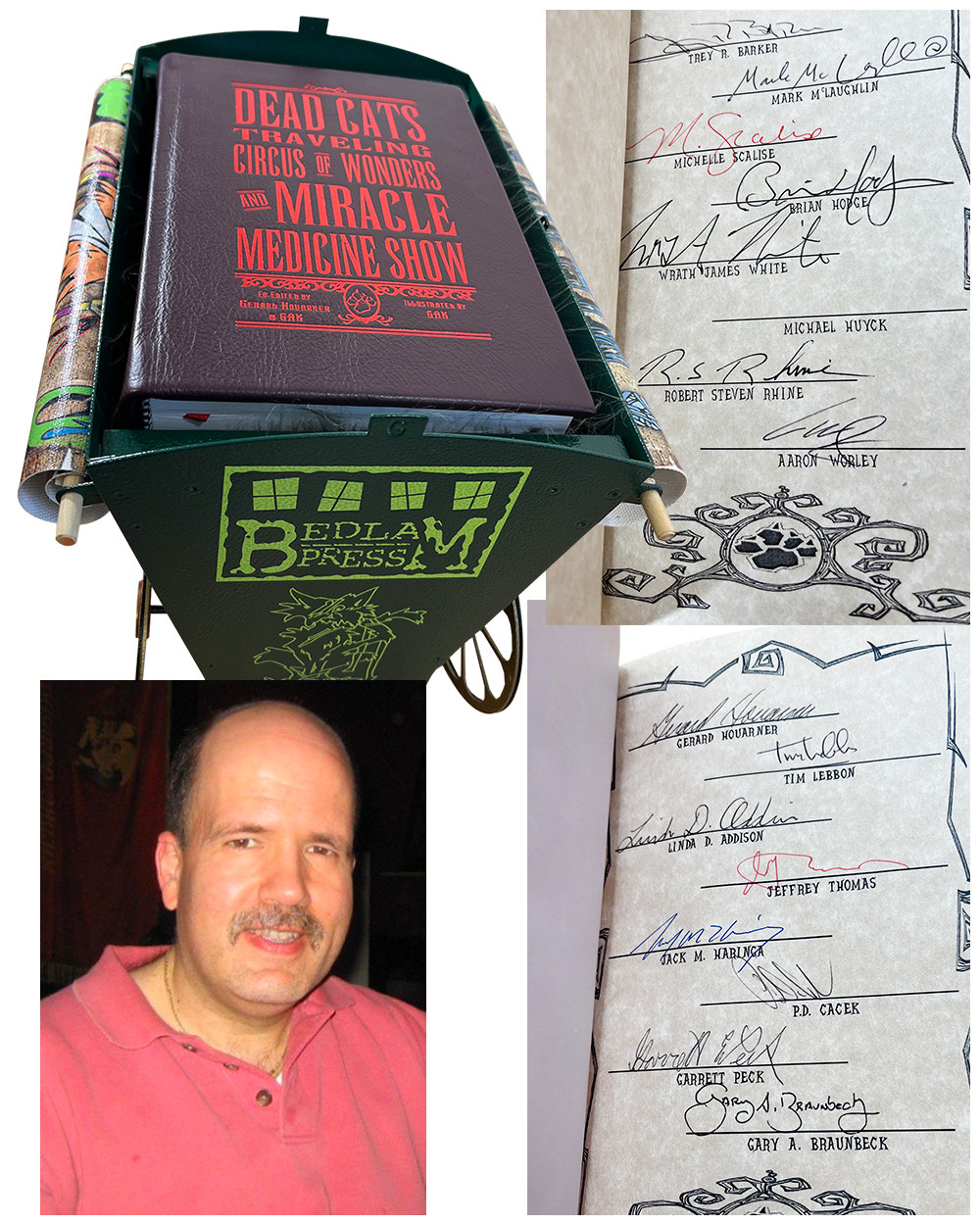 "Dead Cats Traveling Circus of Wonders and Miracle Medicine Show" Signed Lettered Edition "G" of 13 [Very Fine]