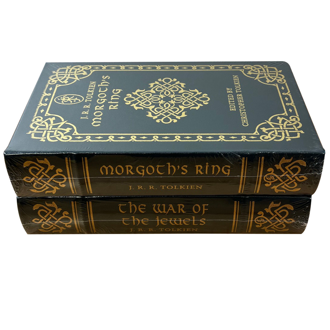 J.R.R. Tolkien "The War Of The Jewels" and "Morgoth's Ring"  Limited Edition, 2-Volume  Leather-Bound Collector's Set [Sealed]
