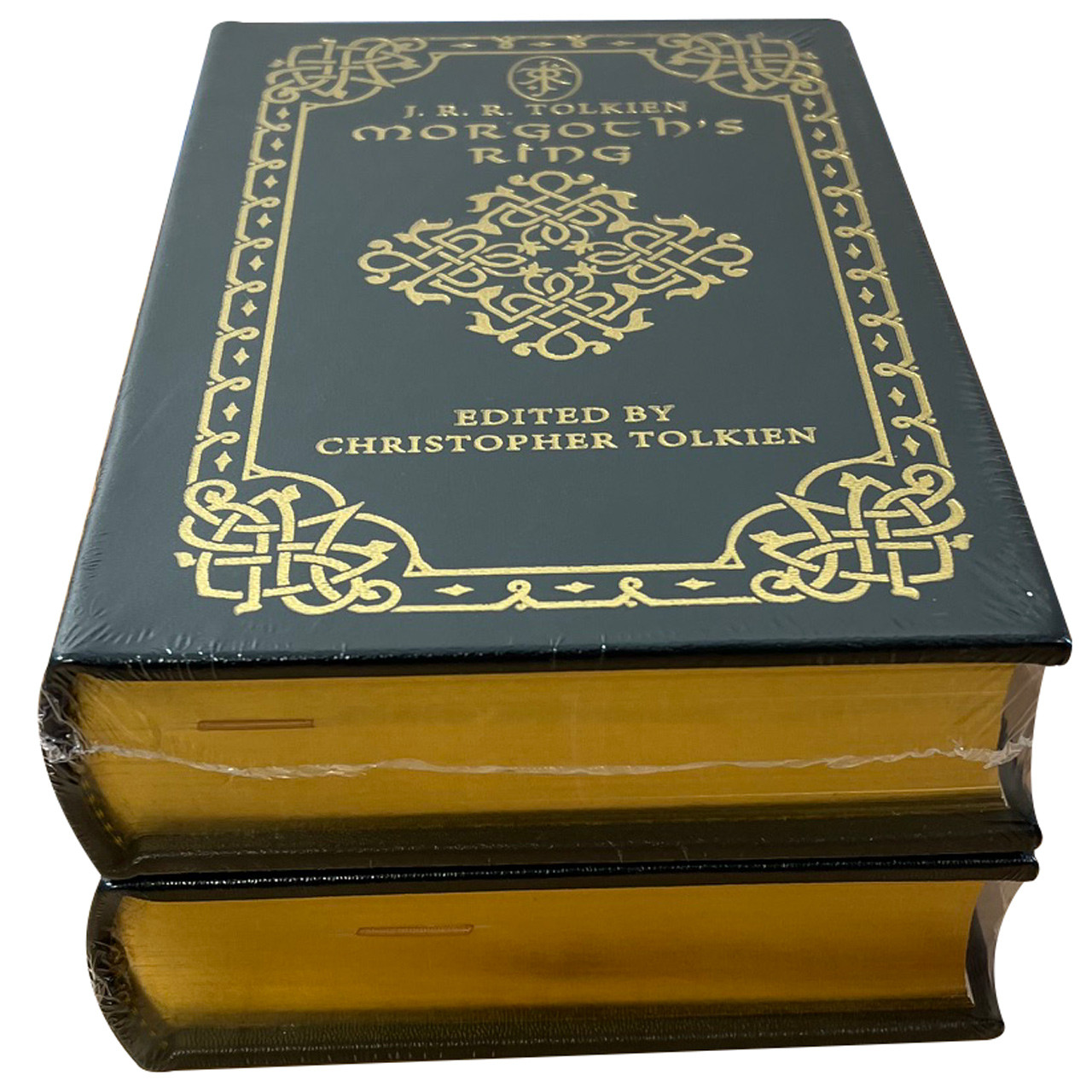 J.R.R. Tolkien "The War Of The Jewels" and "Morgoth's Ring"  Limited Edition, 2-Volume  Leather-Bound Collector's Set [Sealed]