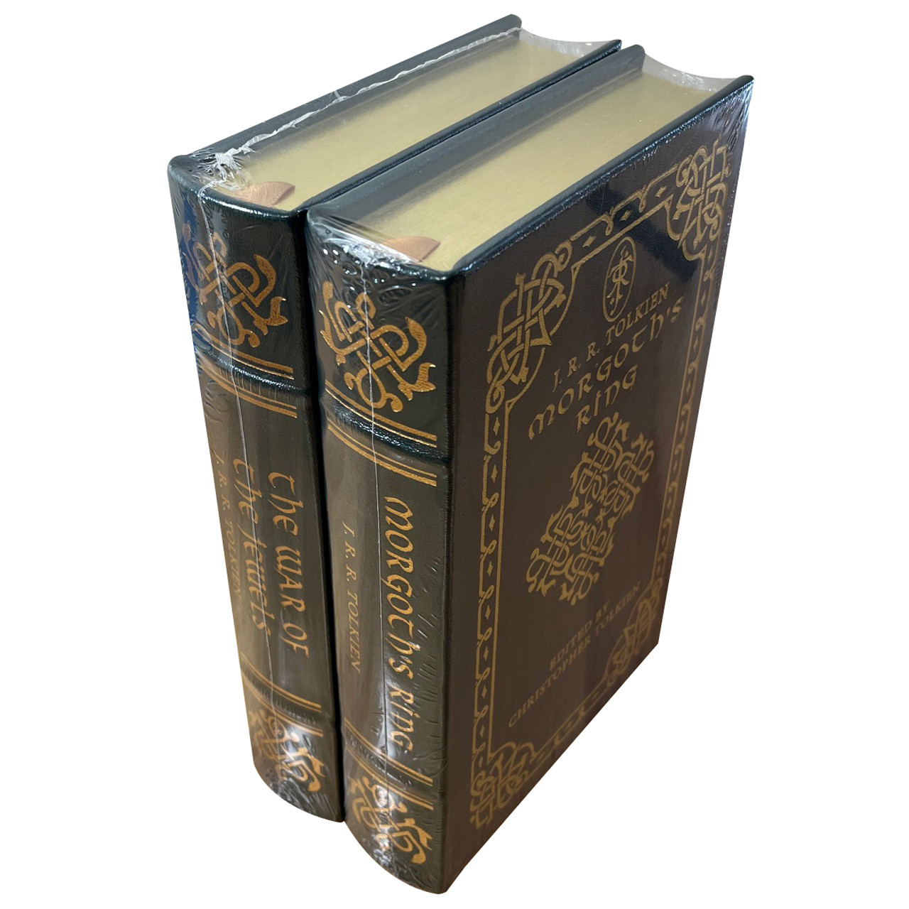 J.R.R. Tolkien "The War Of The Jewels" and "Morgoth's Ring"  Limited Edition, 2-Volume  Leather-Bound Collector's Set [Sealed]