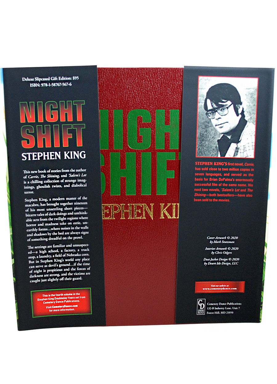 Stephen King "Night Shift” Deluxe Special Limited Slipcased Gift Edition of 3,000 Signed w/Artist Remarque, COA