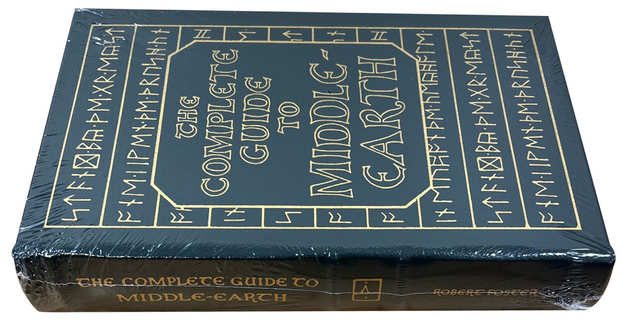 Robert Foster "The Complete Guide to Middle-Earth" Limited Edition, Leather-Bound Collector's Edition [Sealed]