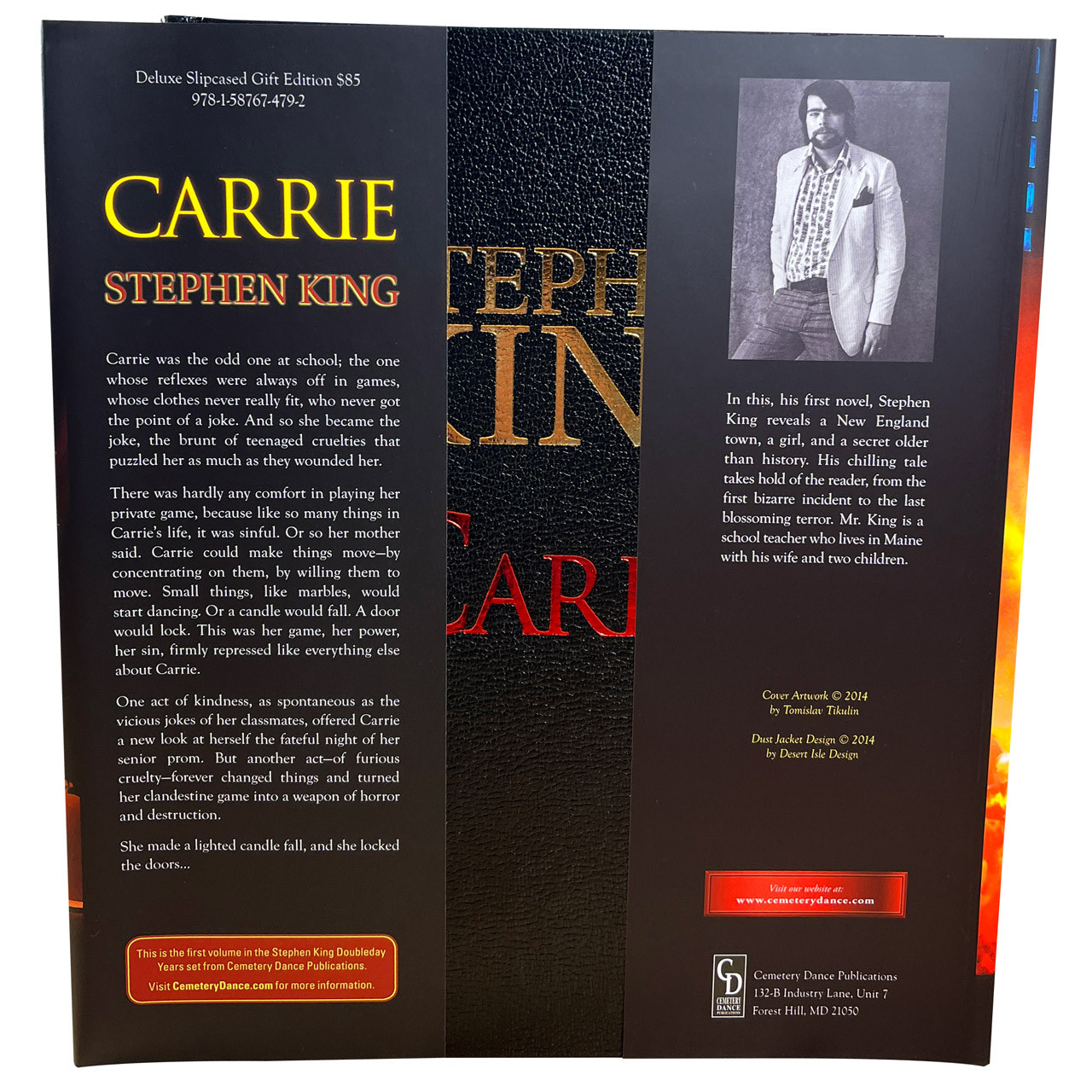 Stephen King "Carrie" Slipcased Deluxe Limited Edition, Signed & Remarqued